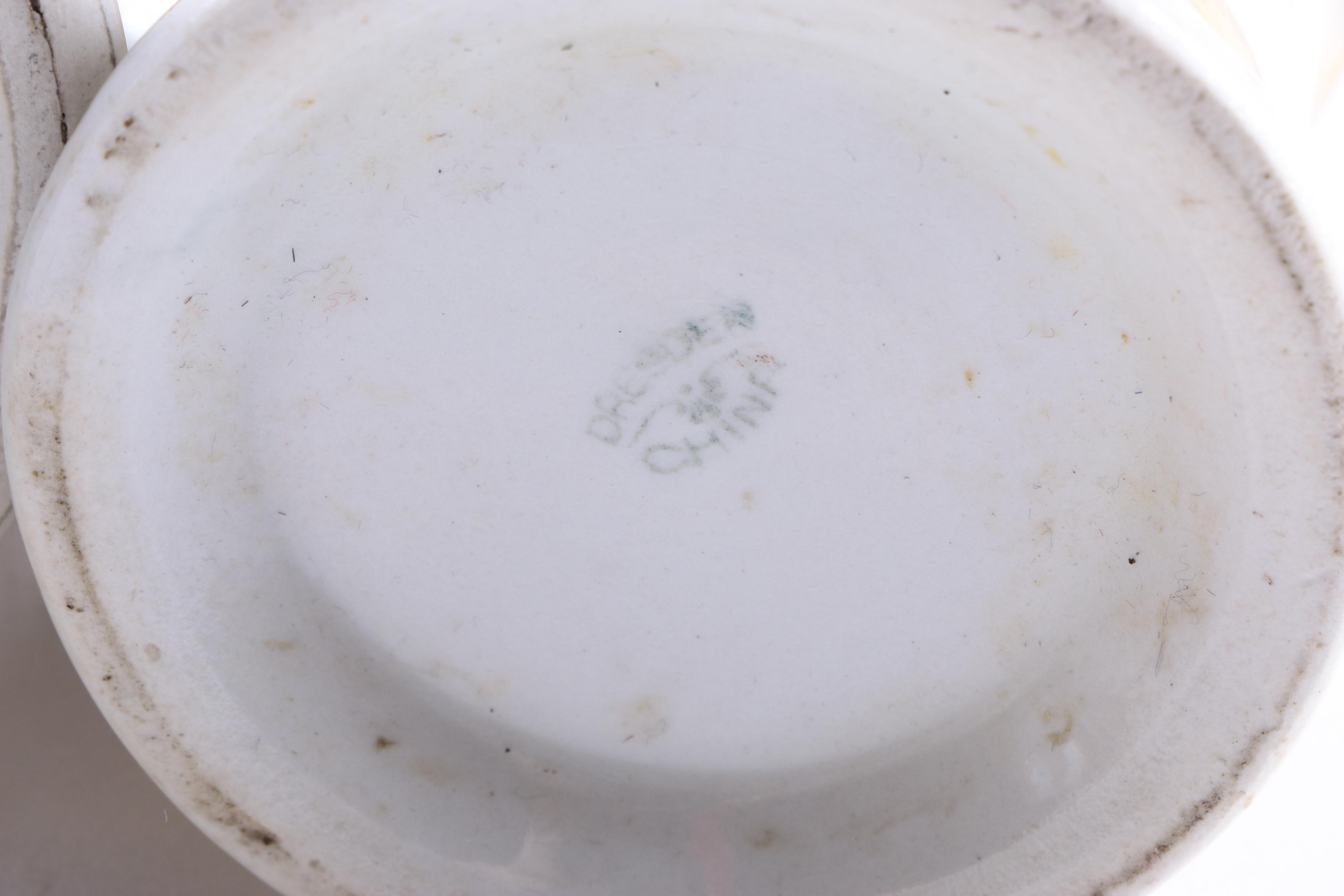 Antique English Ceramic Plates and Cups