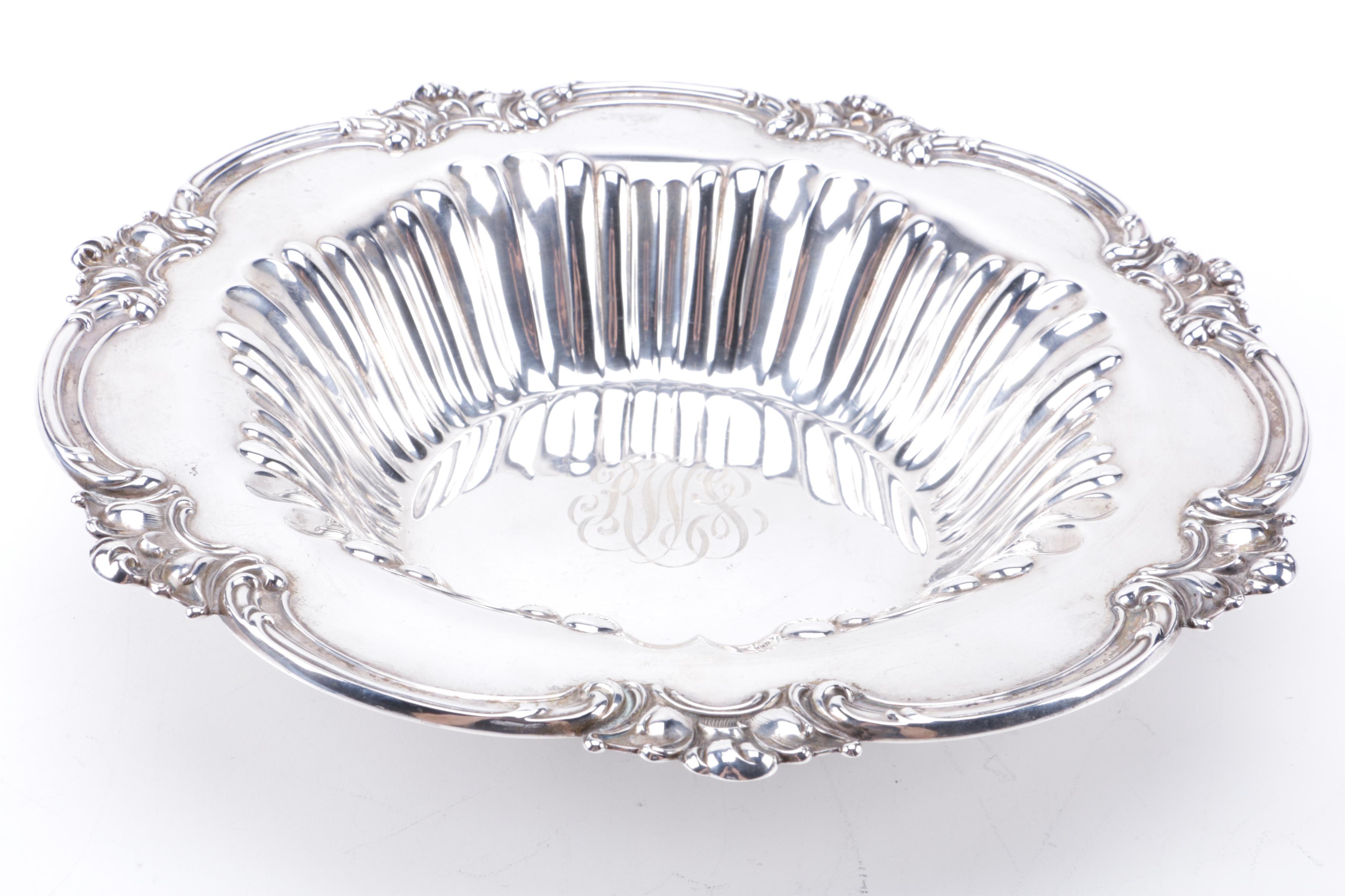 International Silver Co. Sterling Silver Serving Bowl