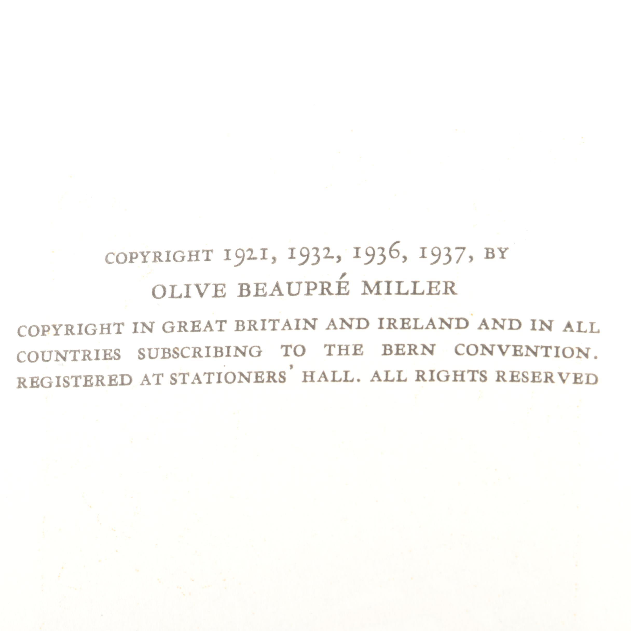 1937 Twelve-Volume "My Book House" Series by Olive Beaupré Miller