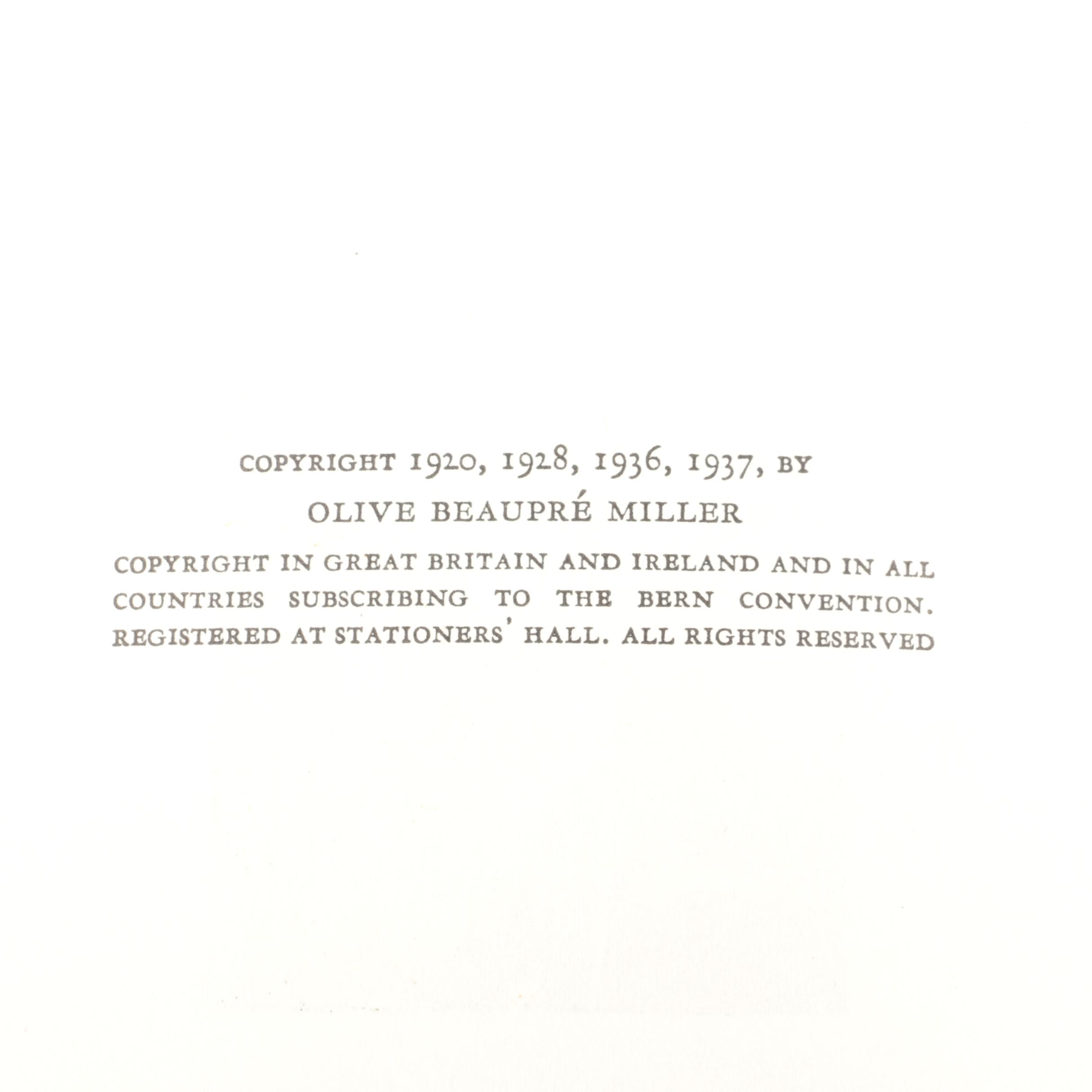 1937 Twelve-Volume "My Book House" Series by Olive Beaupré Miller