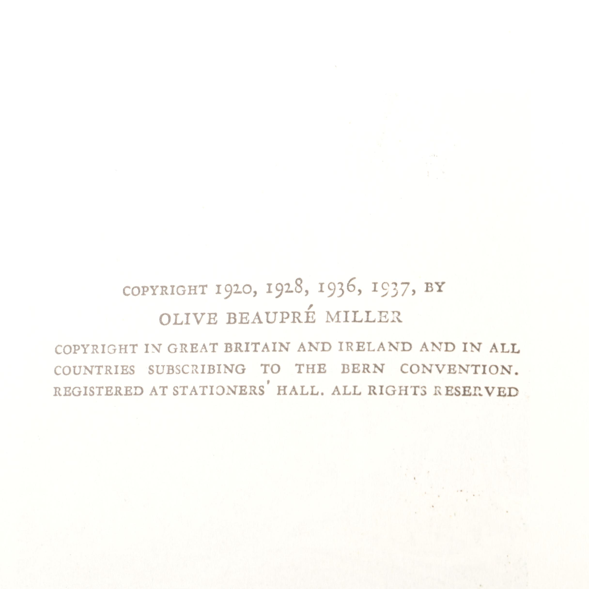 1937 Twelve-Volume "My Book House" Series by Olive Beaupré Miller