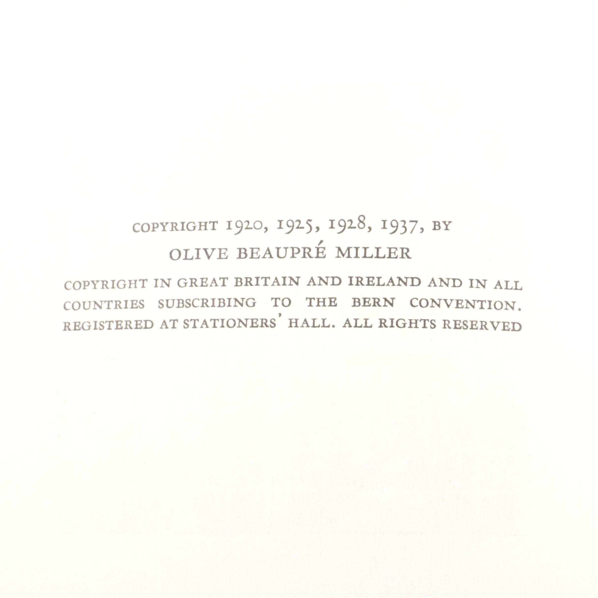 1937 Twelve-Volume "My Book House" Series by Olive Beaupré Miller