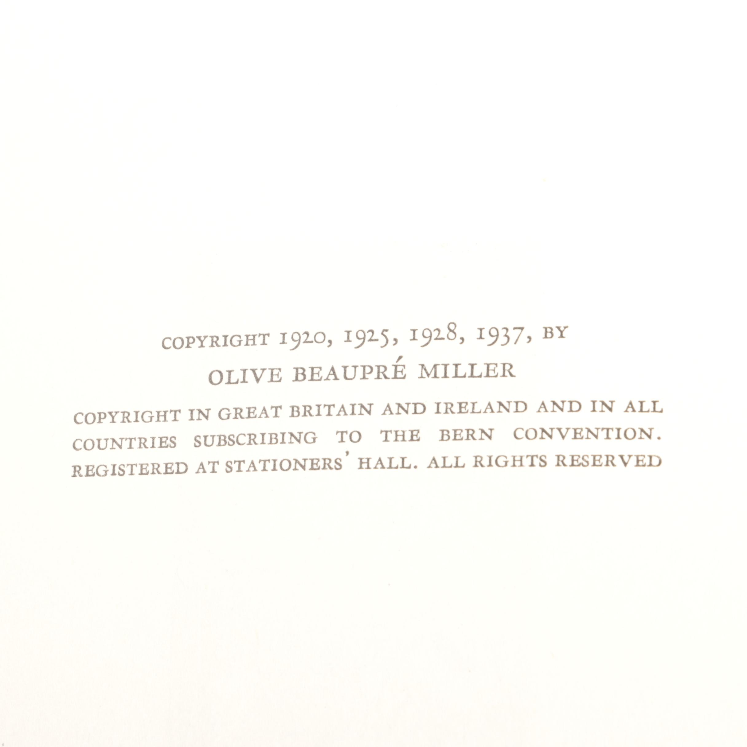 1937 Twelve-Volume "My Book House" Series by Olive Beaupré Miller