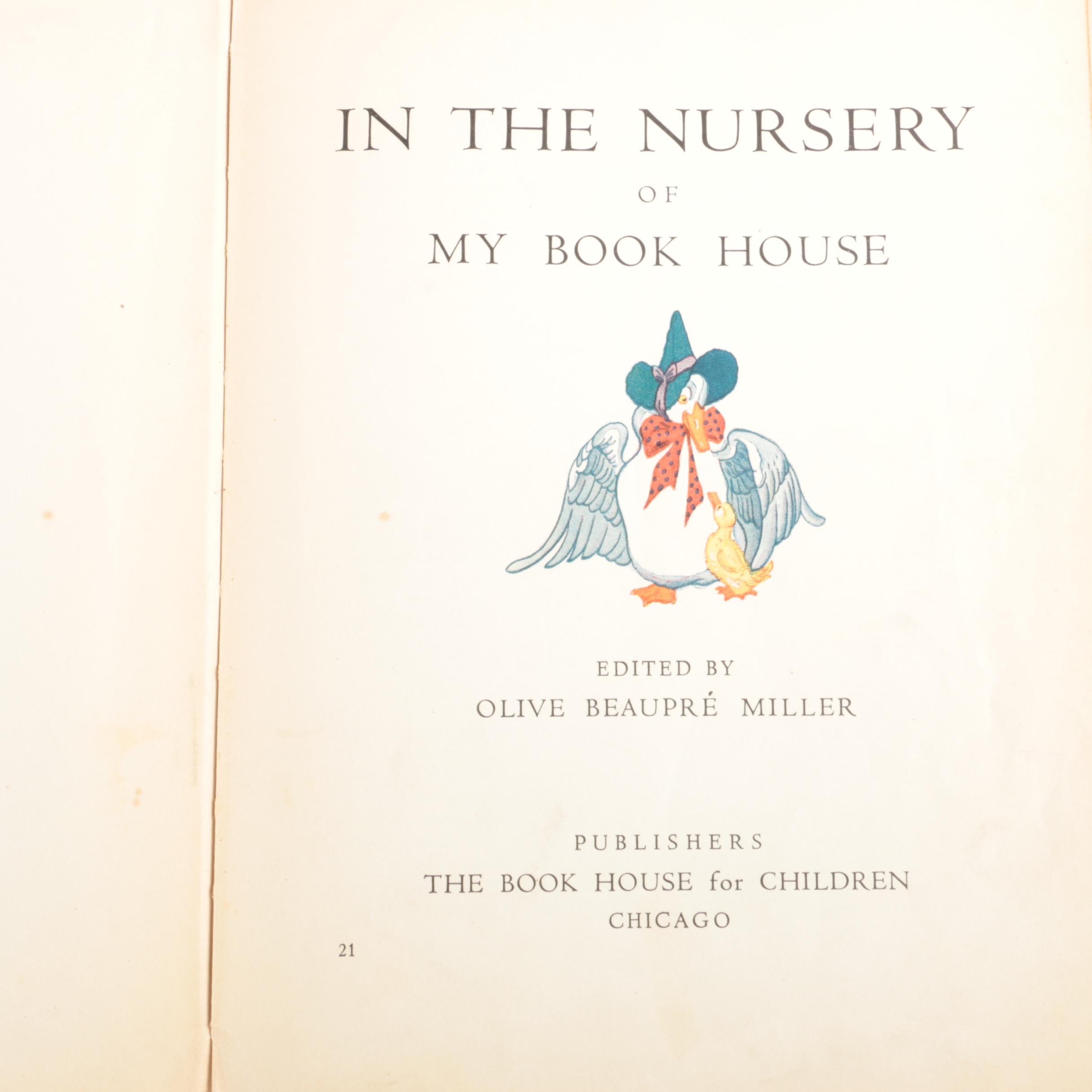 1937 Twelve-Volume "My Book House" Series by Olive Beaupré Miller