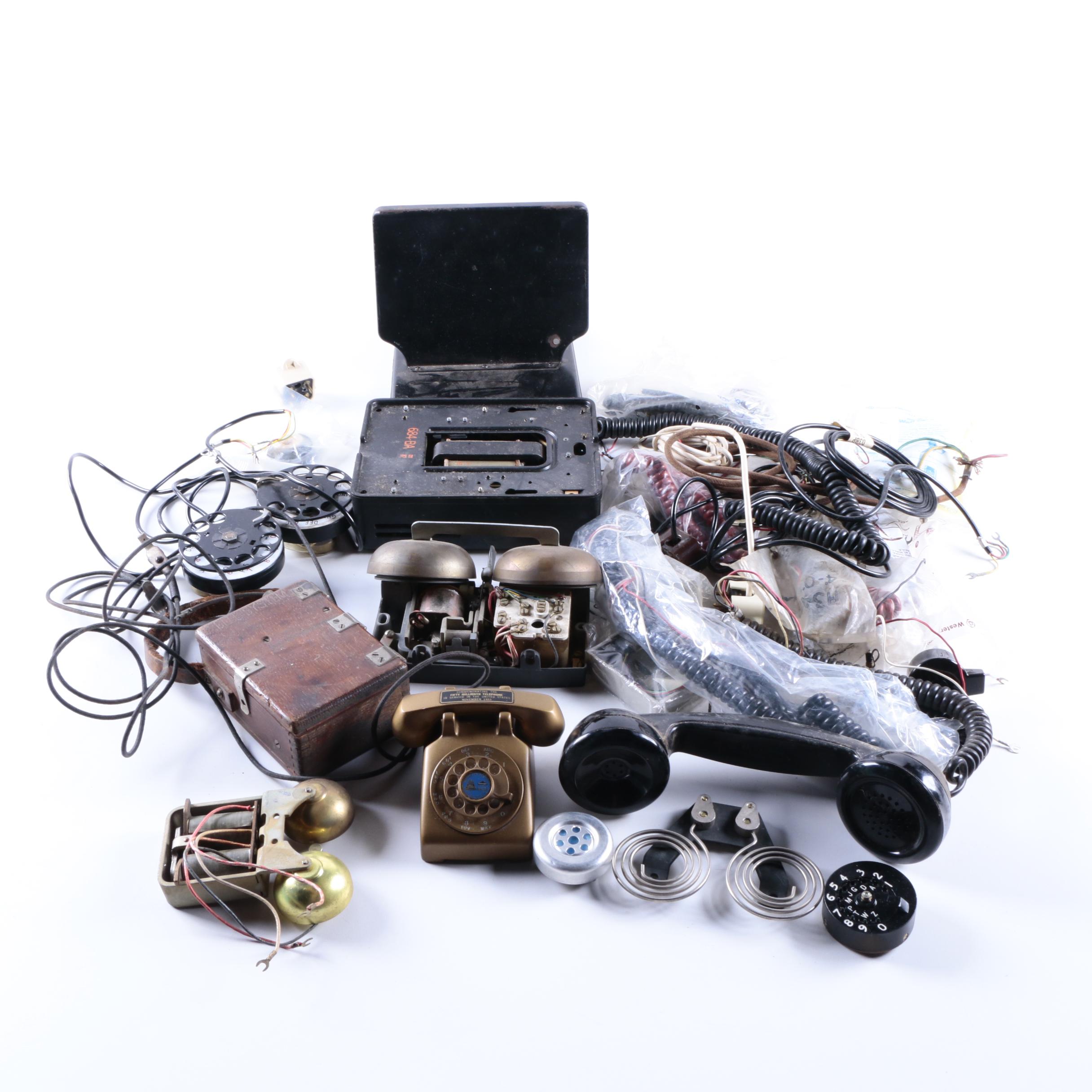 Commemorative Advertising Telephone with Assorted Telephone Parts