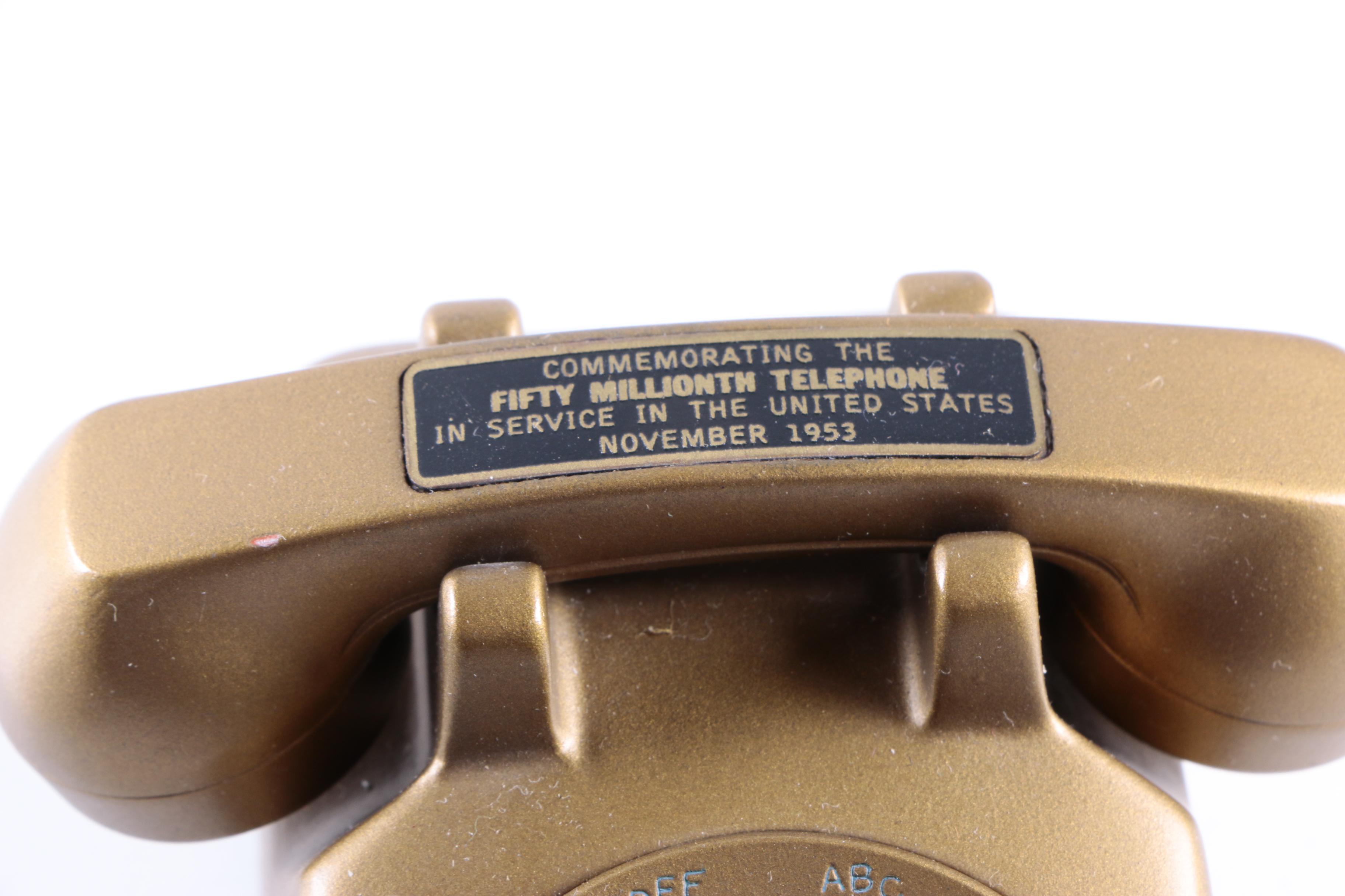 Commemorative Advertising Telephone with Assorted Telephone Parts