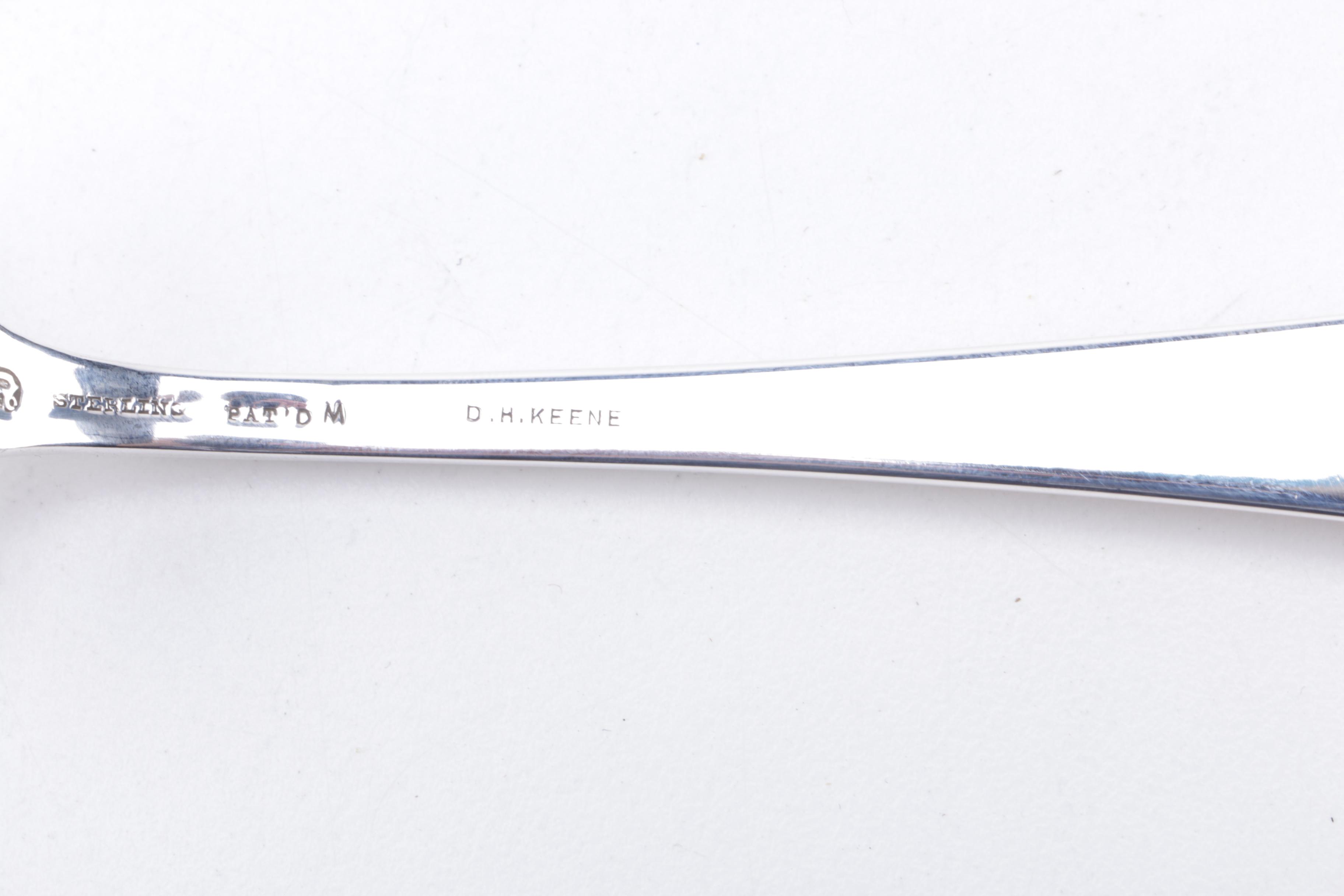 William B. Durgin Co. "Fairfax" Sterling Silver Flatware