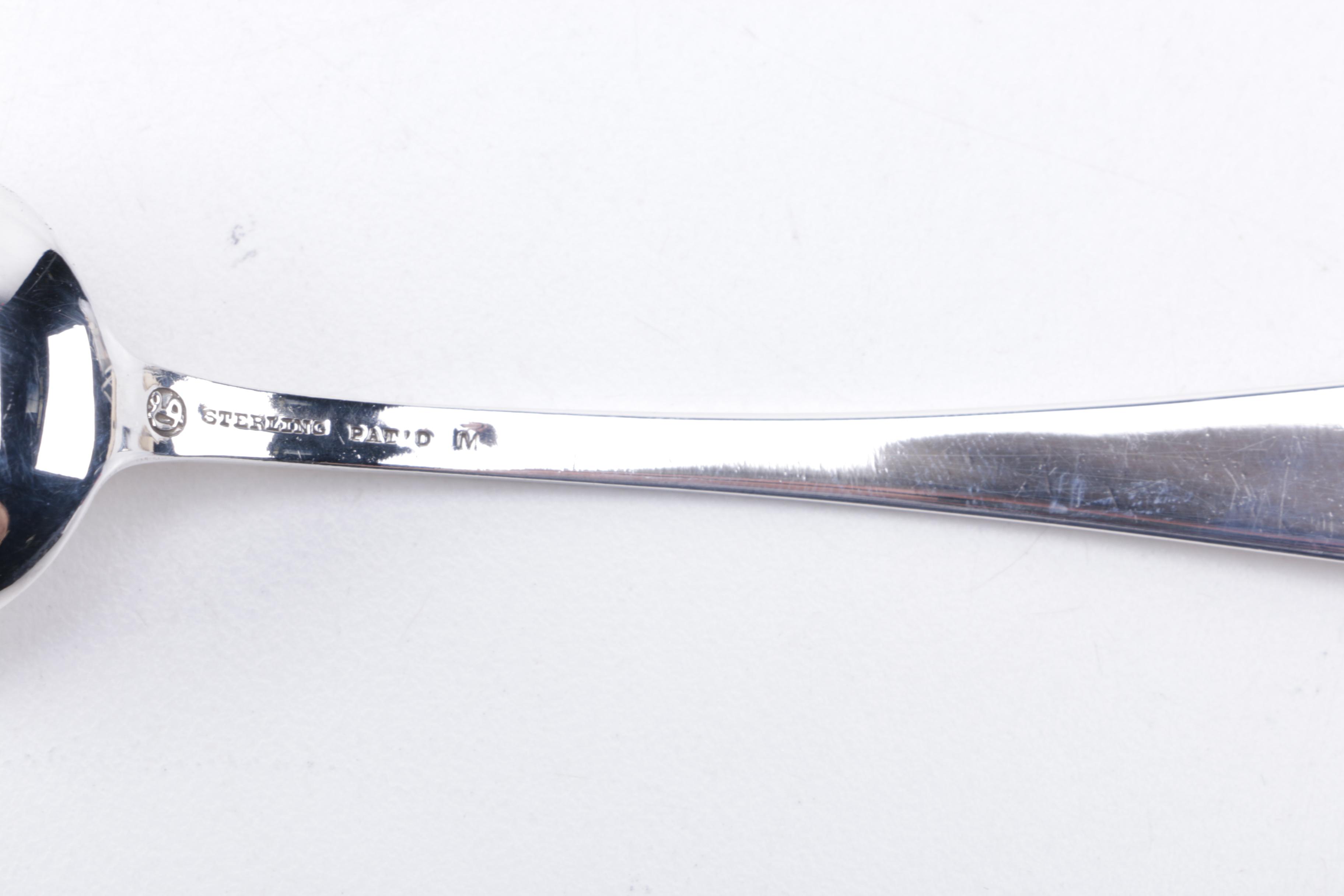 William B. Durgin Co. "Fairfax" Sterling Silver Flatware