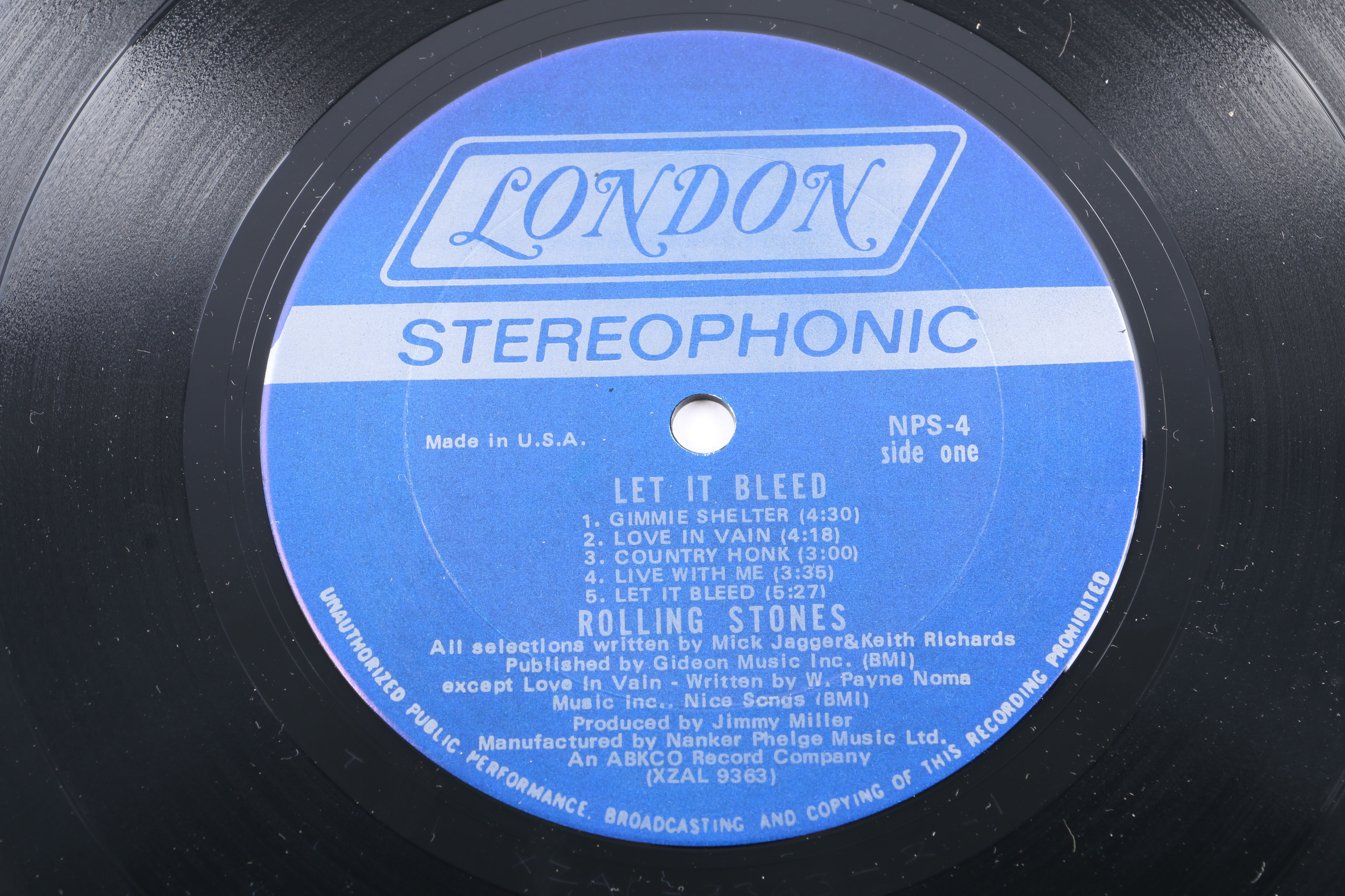 The Rolling Stones "Let It Bleed" Original US Pressing LP