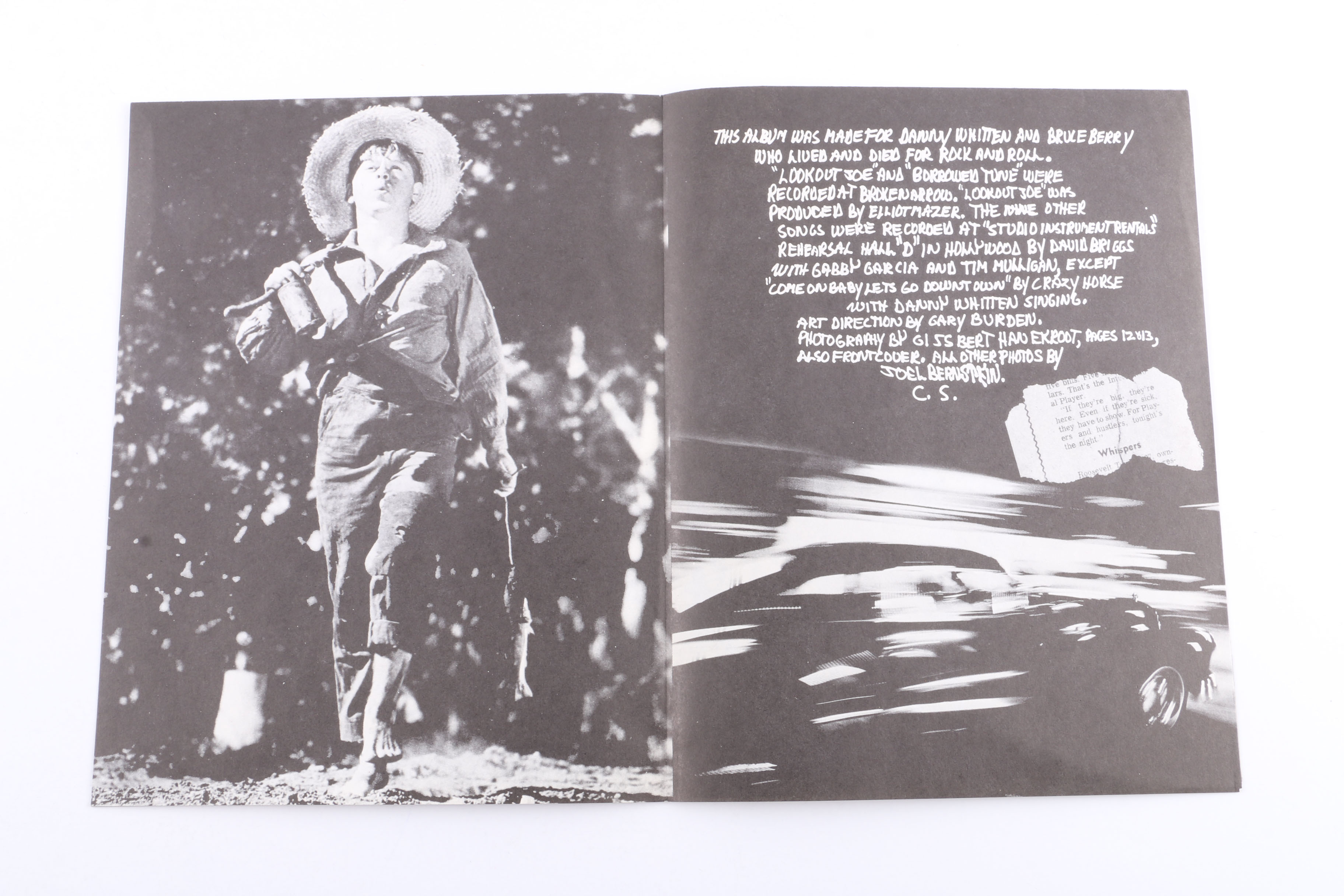 Neil Young "Tonight's The Night" Original US Pressing With Poster