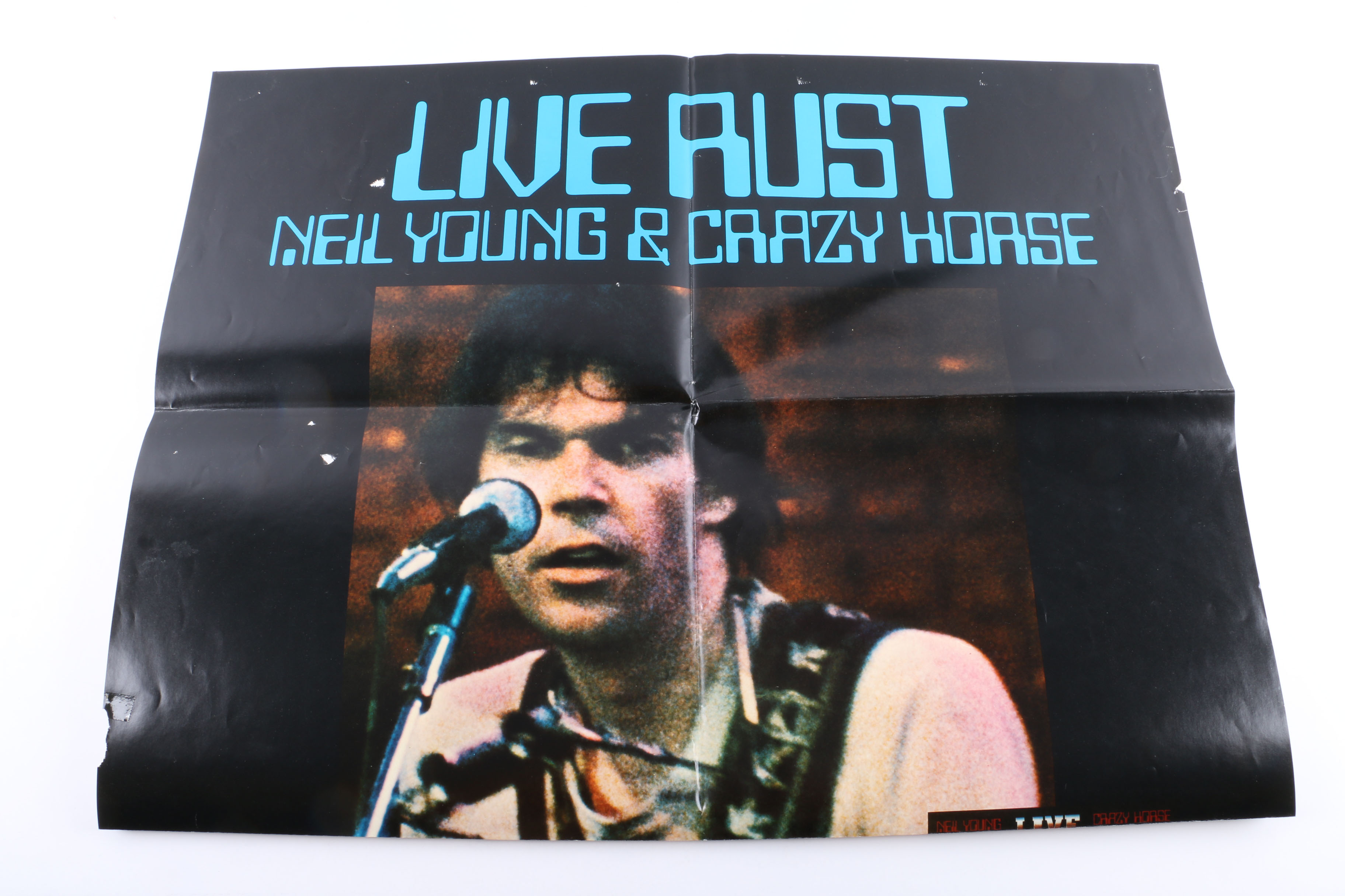 Neil Young "Tonight's The Night" Original US Pressing With Poster
