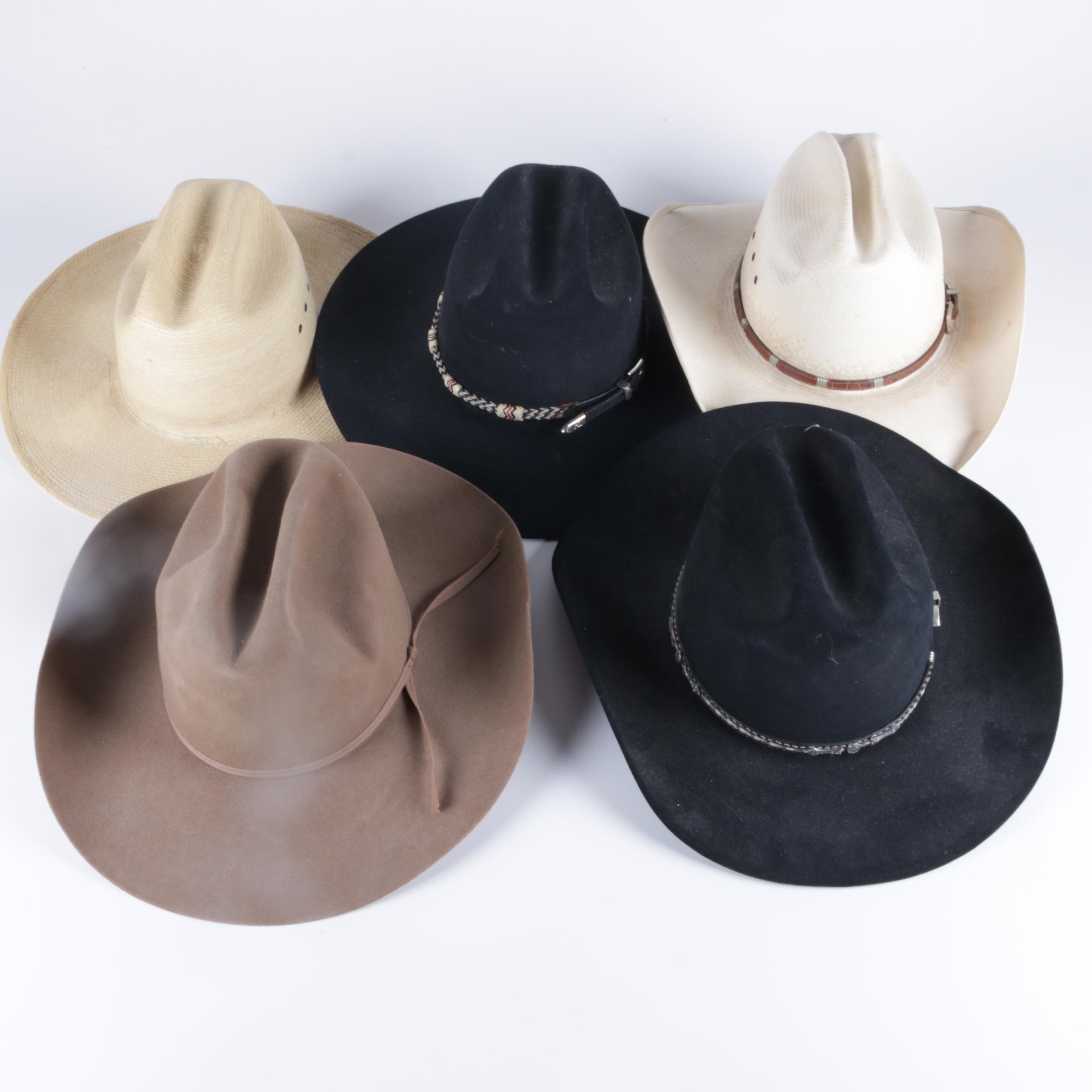 Men's Cowboy Hat Collection Including Larry Mahan and Stetson