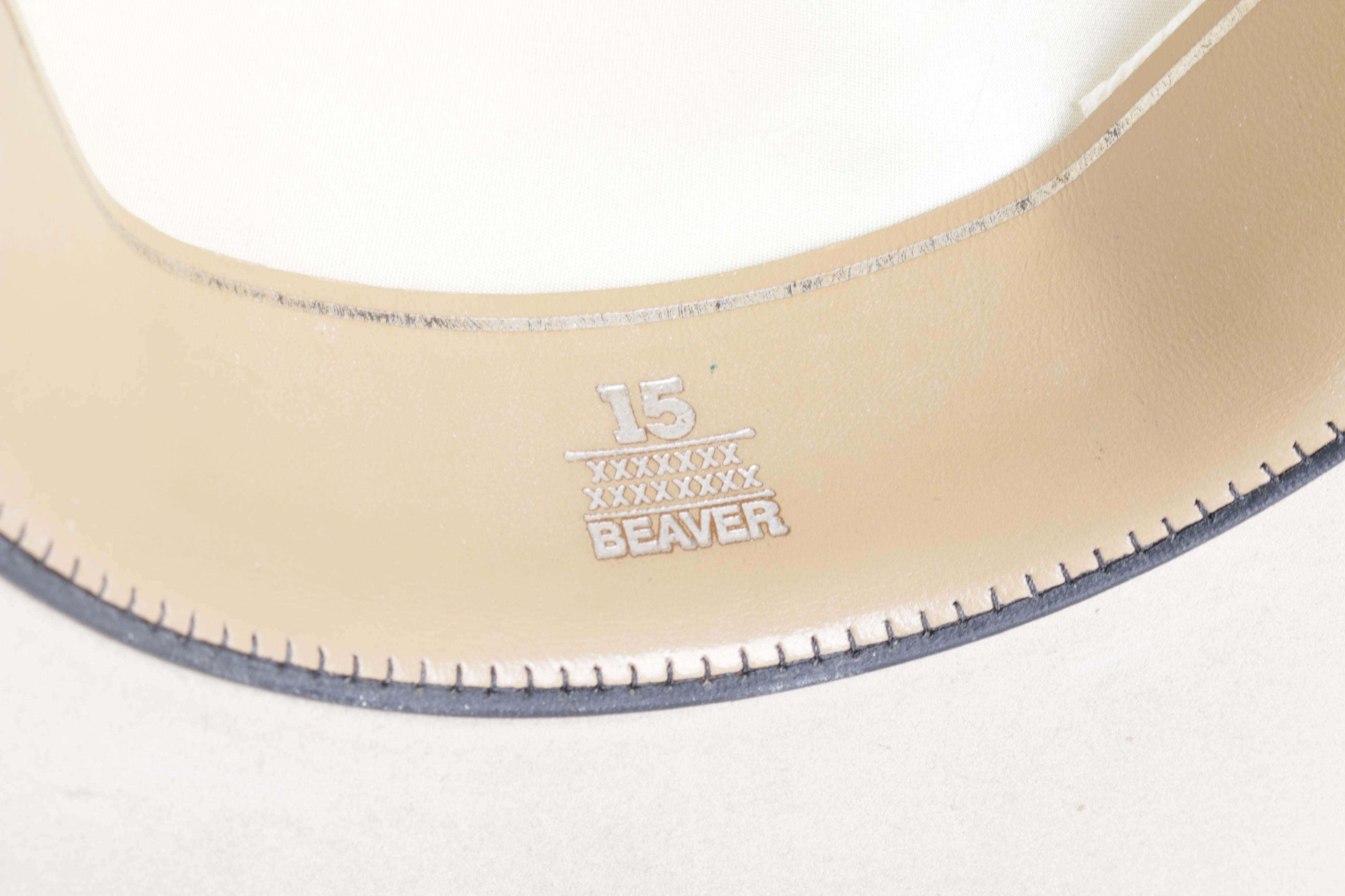 Women's Resistol 15X Beaver Felt Cowboy Hat with Hard Case