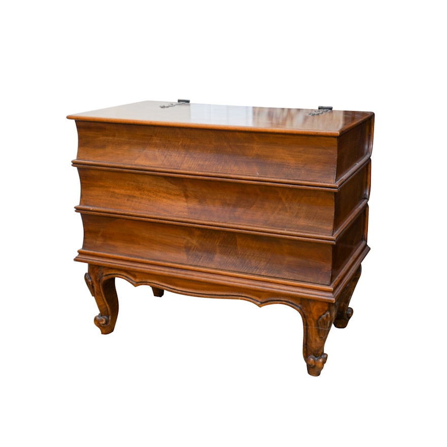 Louis XV Style Book Themed Side Table