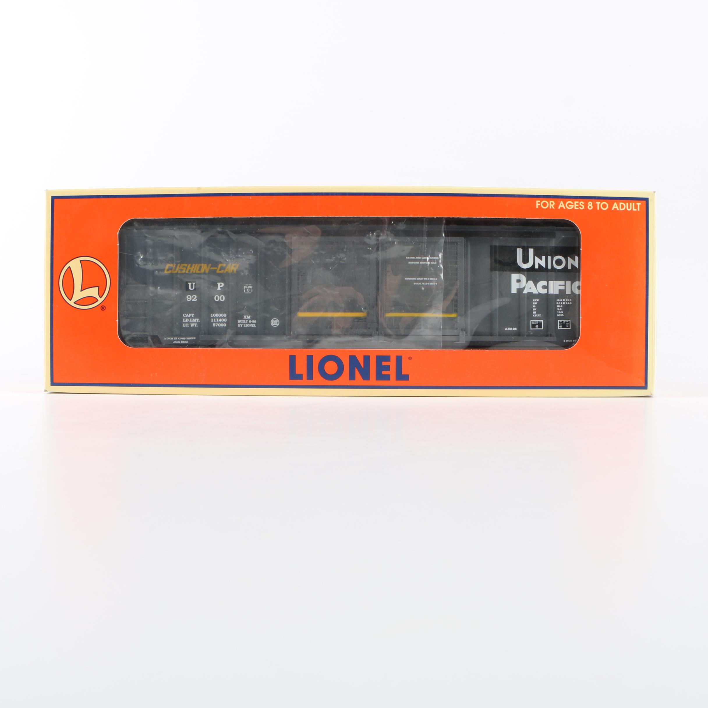 Lionel Southern Pacific Union Pacific Merger Double Door Boxcar