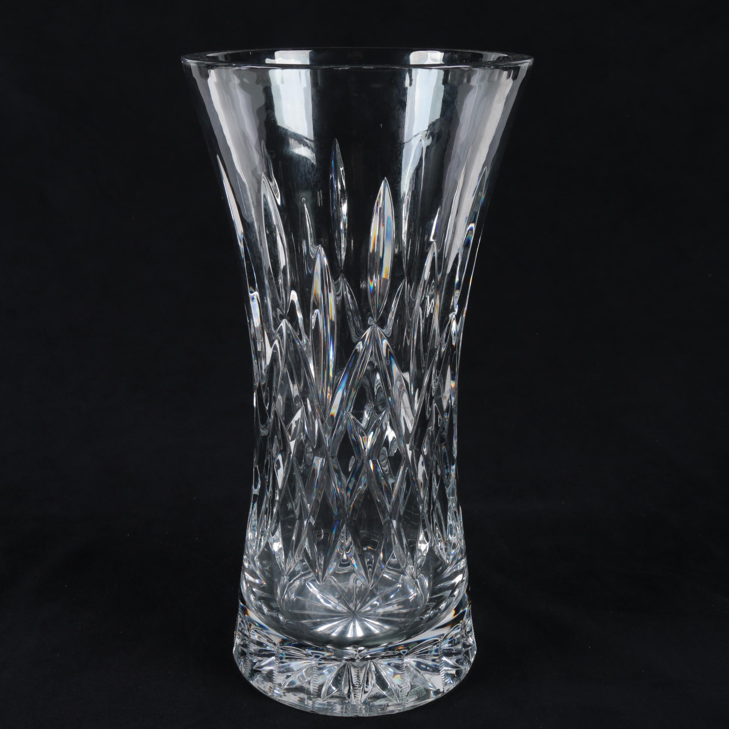 Rogaska Lead Crystal Trumpet Vase