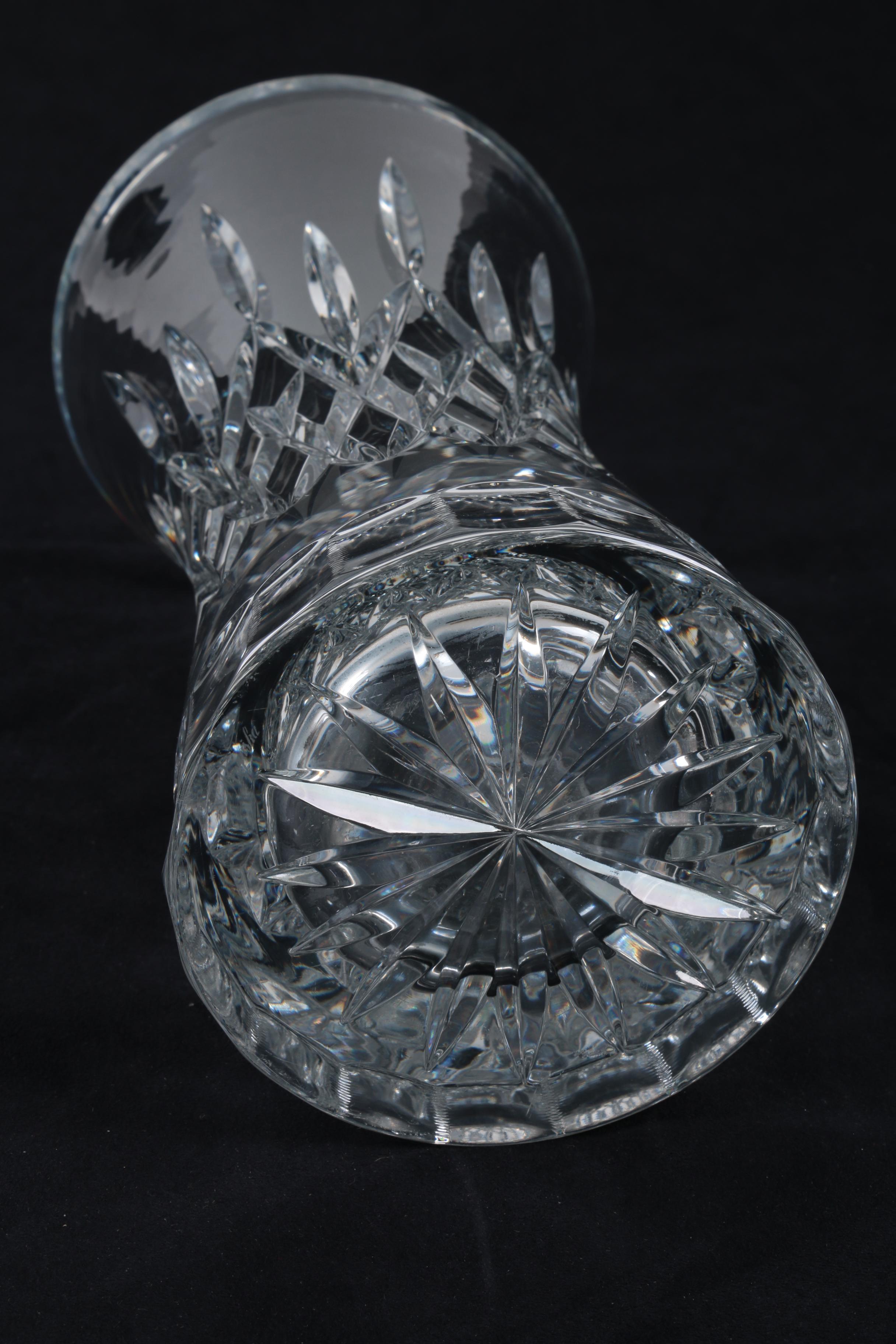 Rogaska Lead Crystal Trumpet Vase