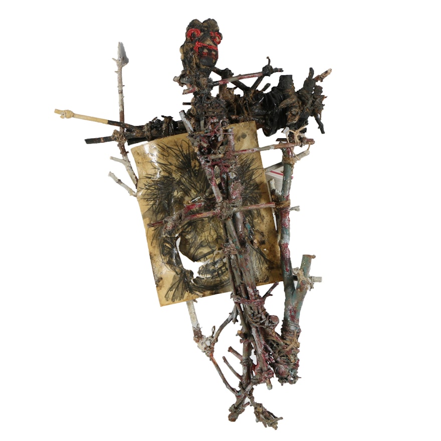 Frank Kowing Mixed Media Sculpture "Dystopia"