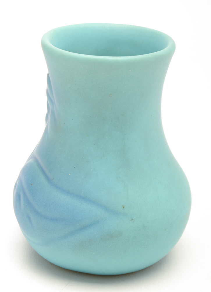 Vintage Van Briggle Turquoise Bud Vase