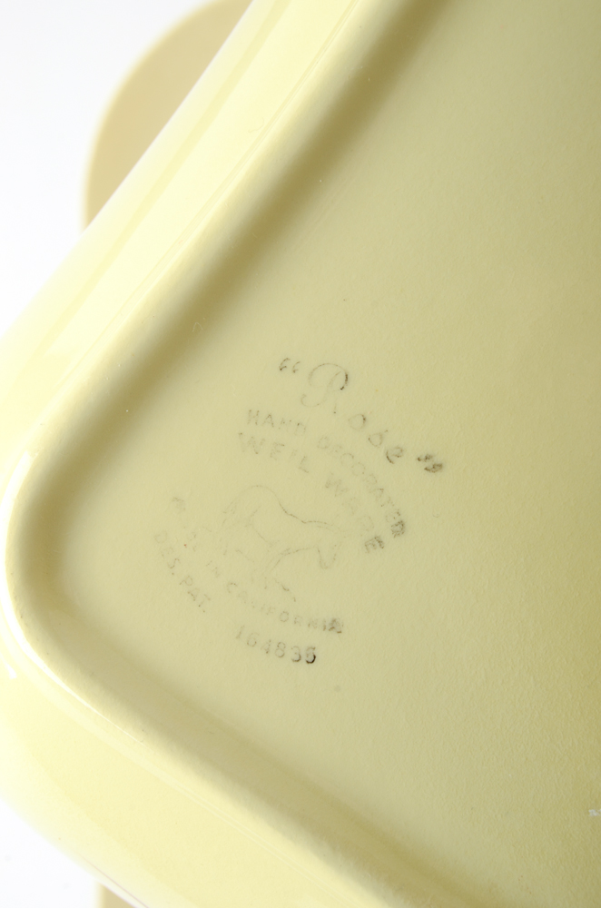 Weil Ware "Rose Yellow" Dinnerware