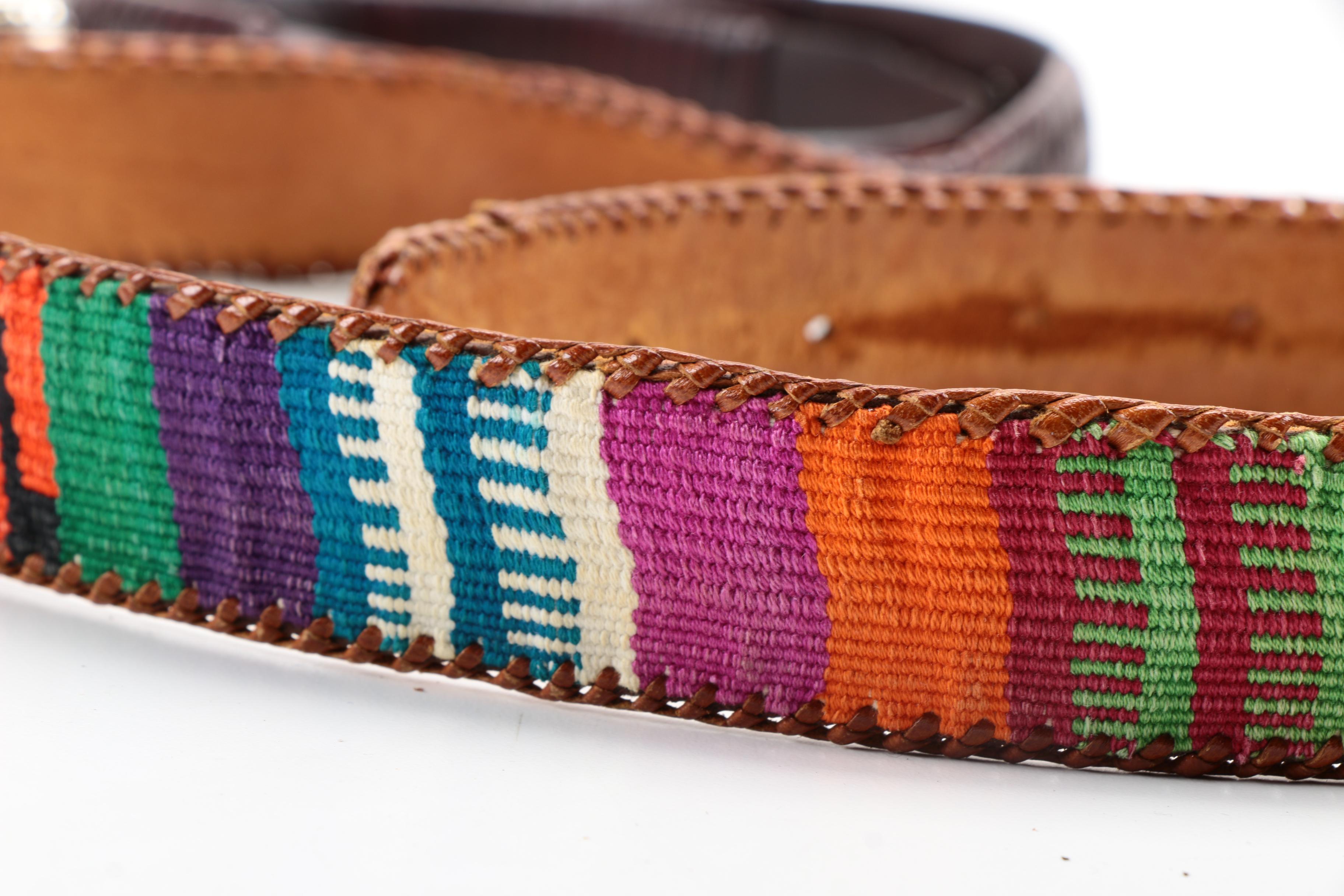 Men's Belts Including Brighton and Jos. A. Bank