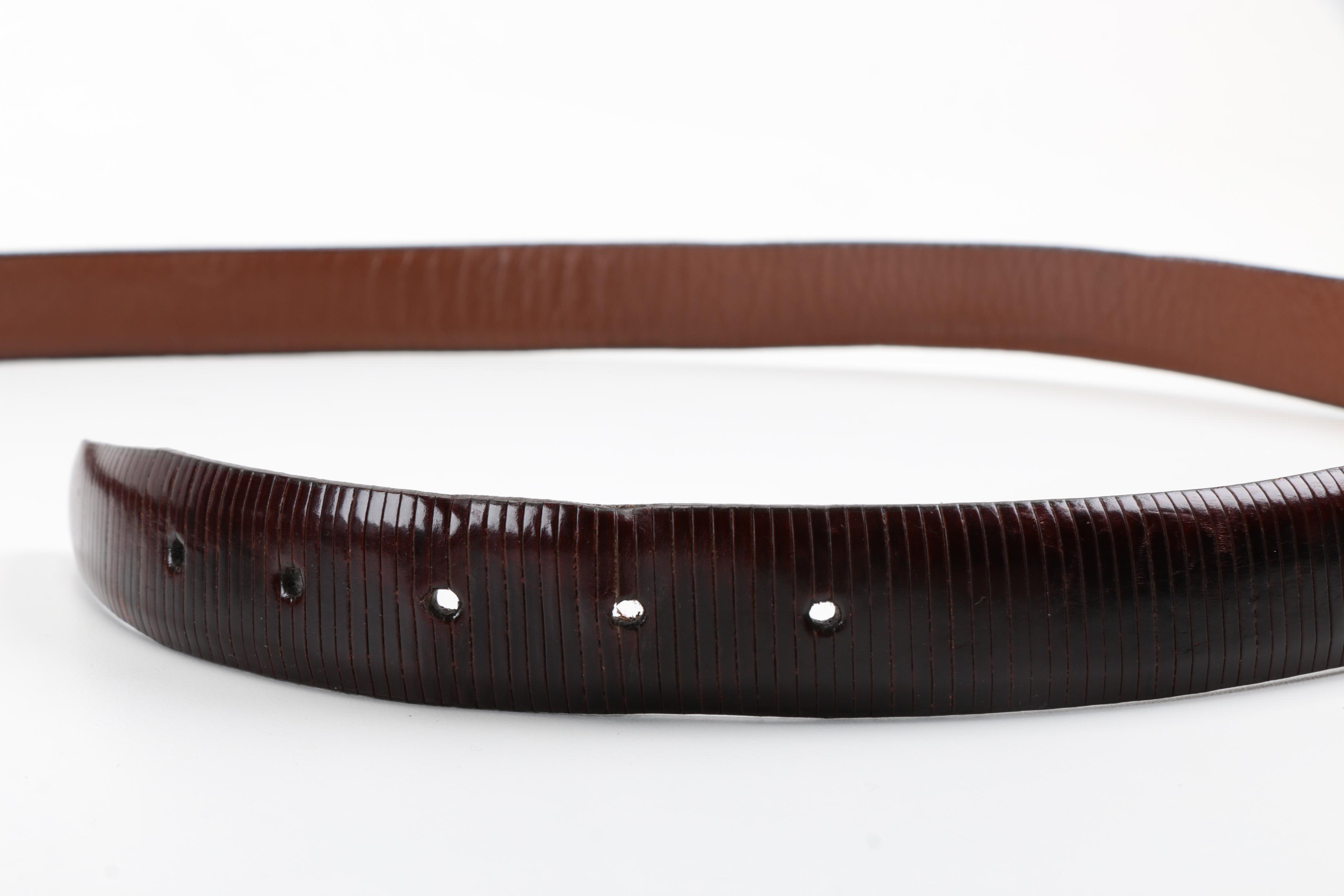 Men's Belts Including Brighton and Jos. A. Bank