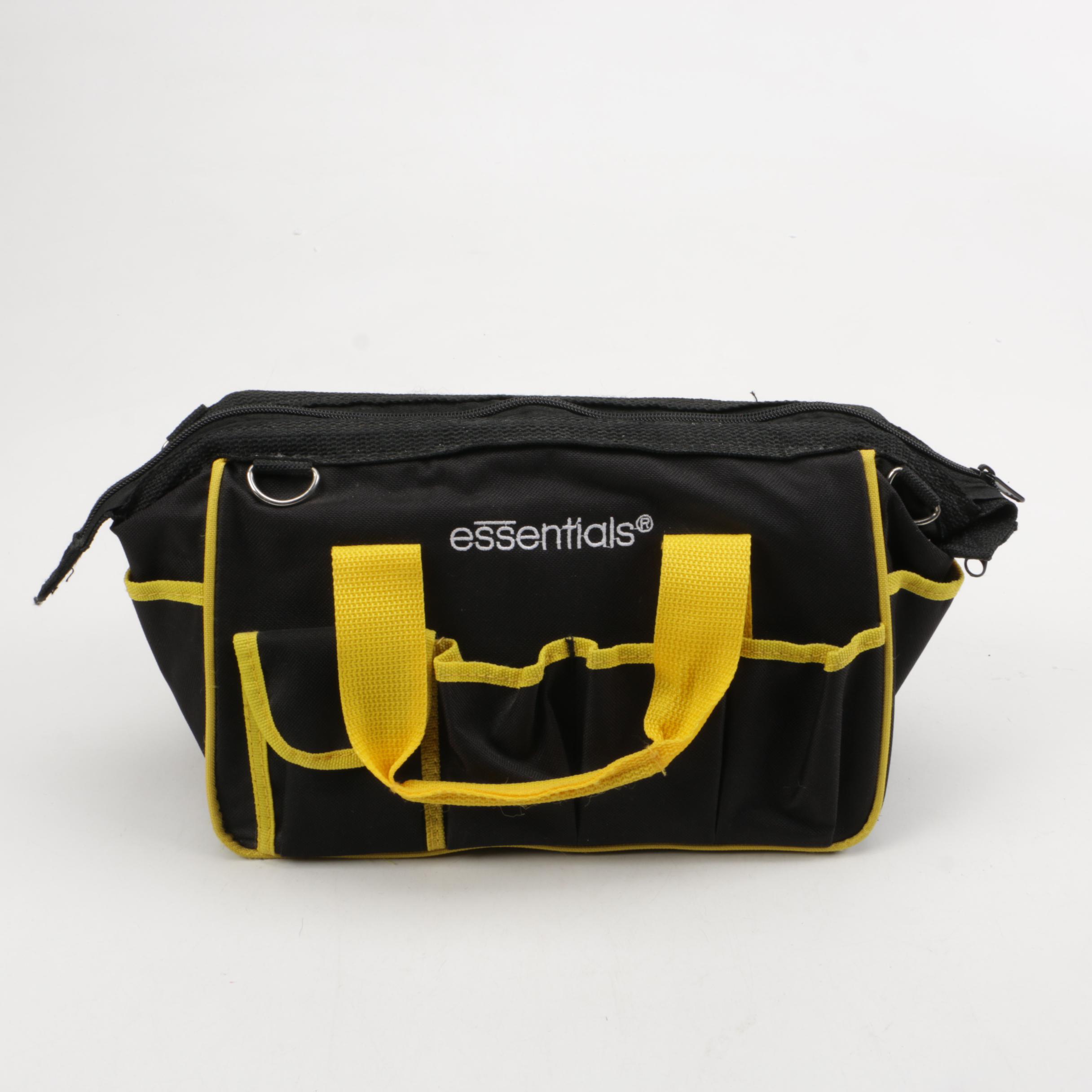 Essentials Tool Bag with Assorted Tools and Ikea Drill