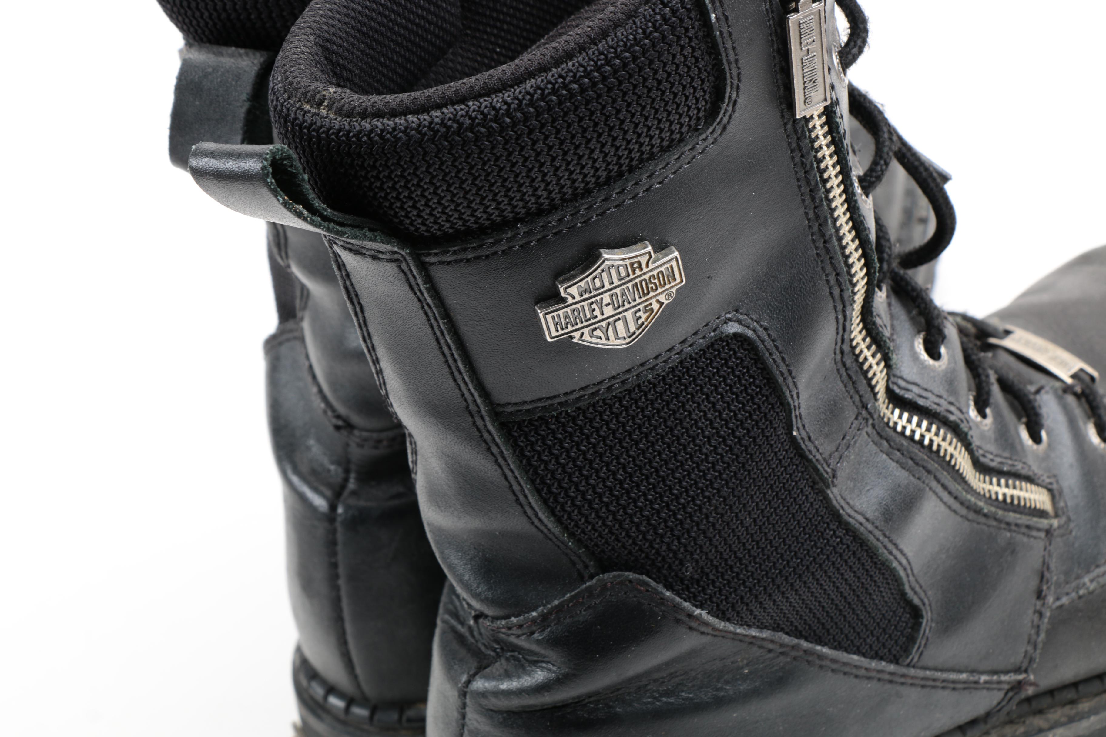 Men's Harley-Davidson Black Leather Boots