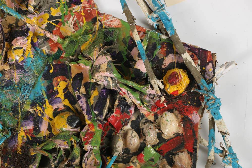 Frank Kowing Mixed Media Sculpture "Jeff and His Psyche"