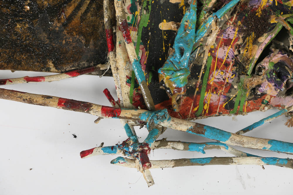 Frank Kowing Mixed Media Sculpture "Jeff and His Psyche"