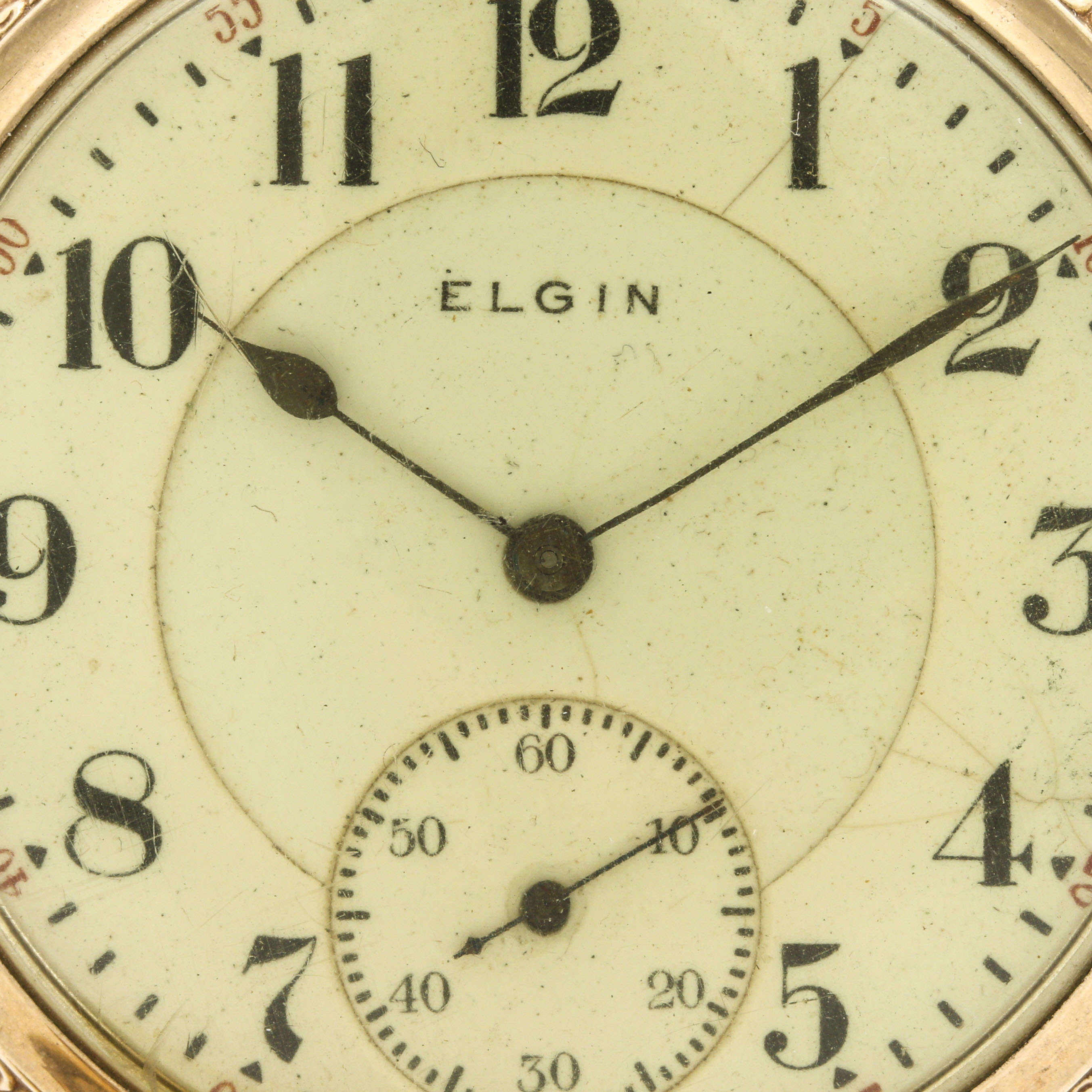 Antique Elgin Gold Filled Pocket Watch