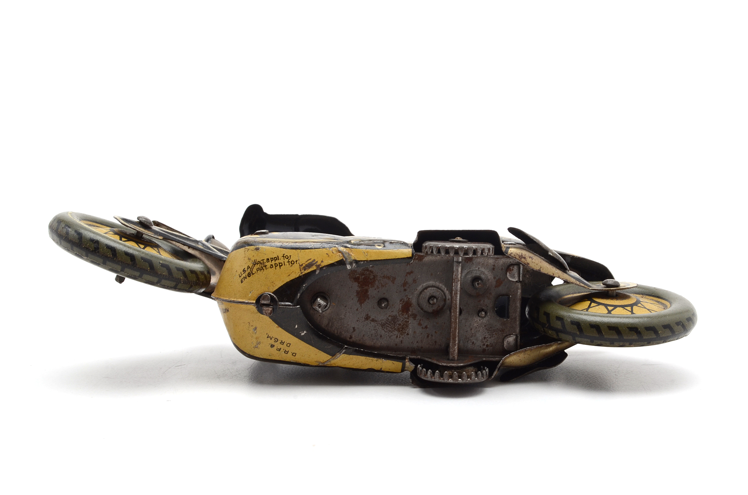 Vintage German Tin Toy Motorcycle