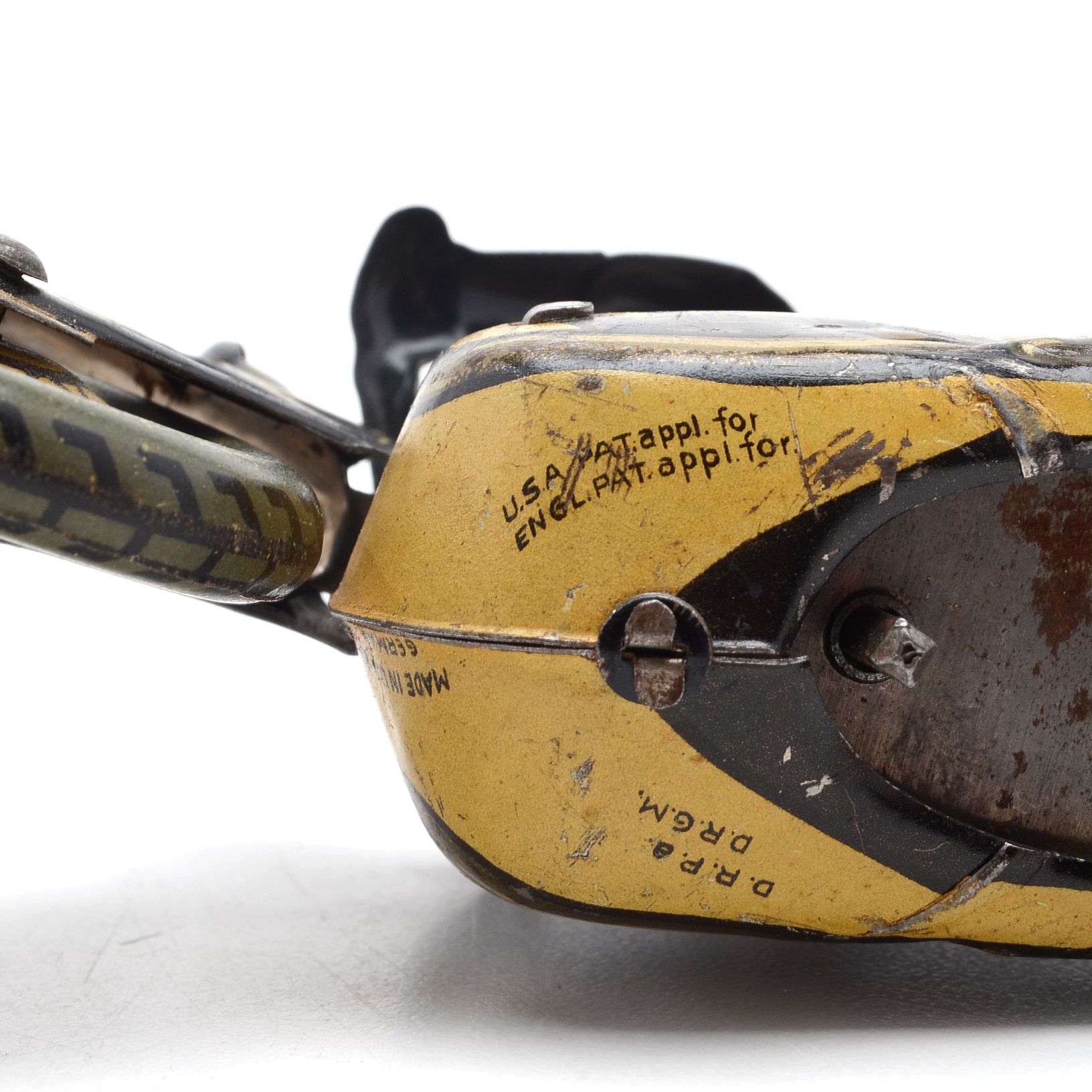 Vintage German Tin Toy Motorcycle