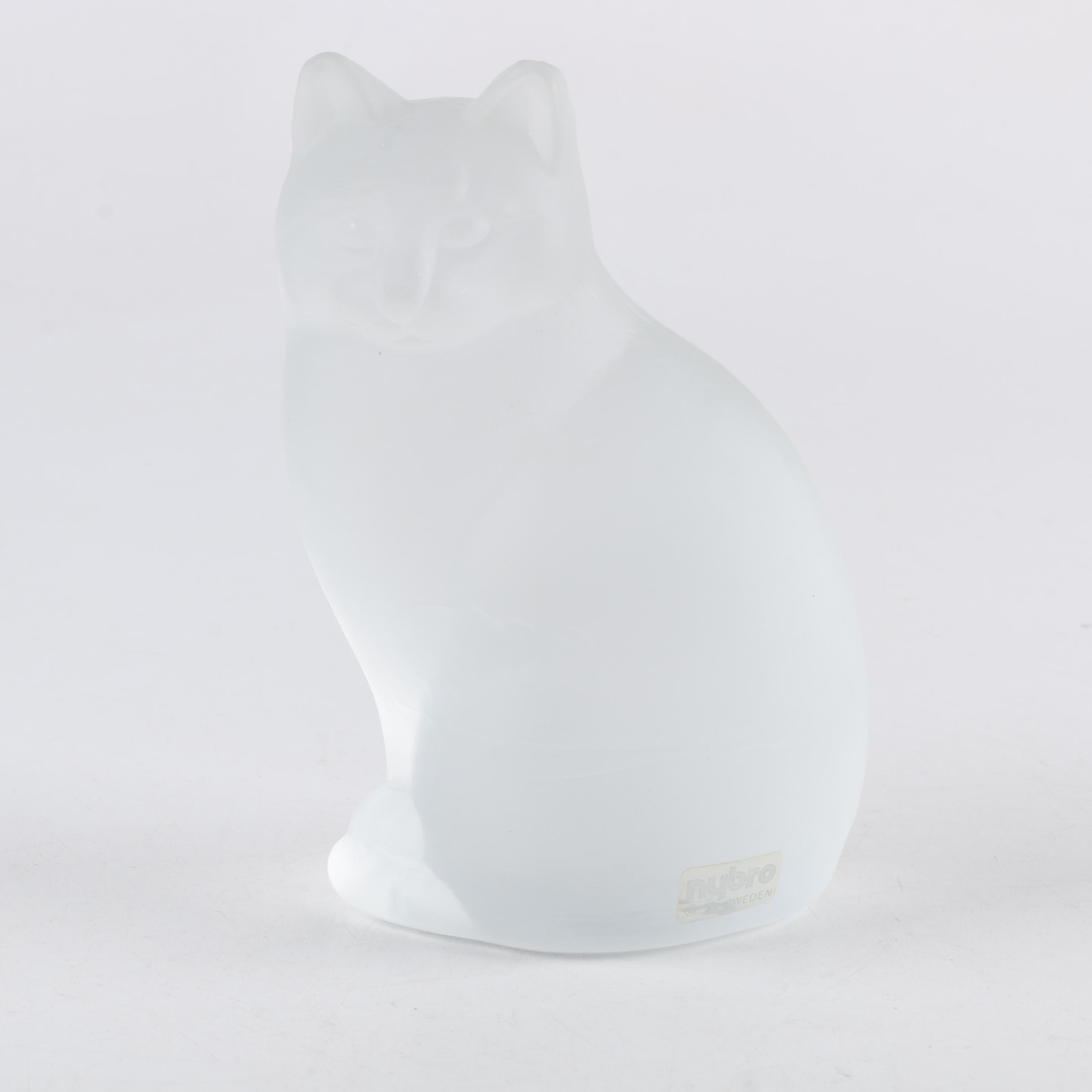 Nybro Cat Figurine