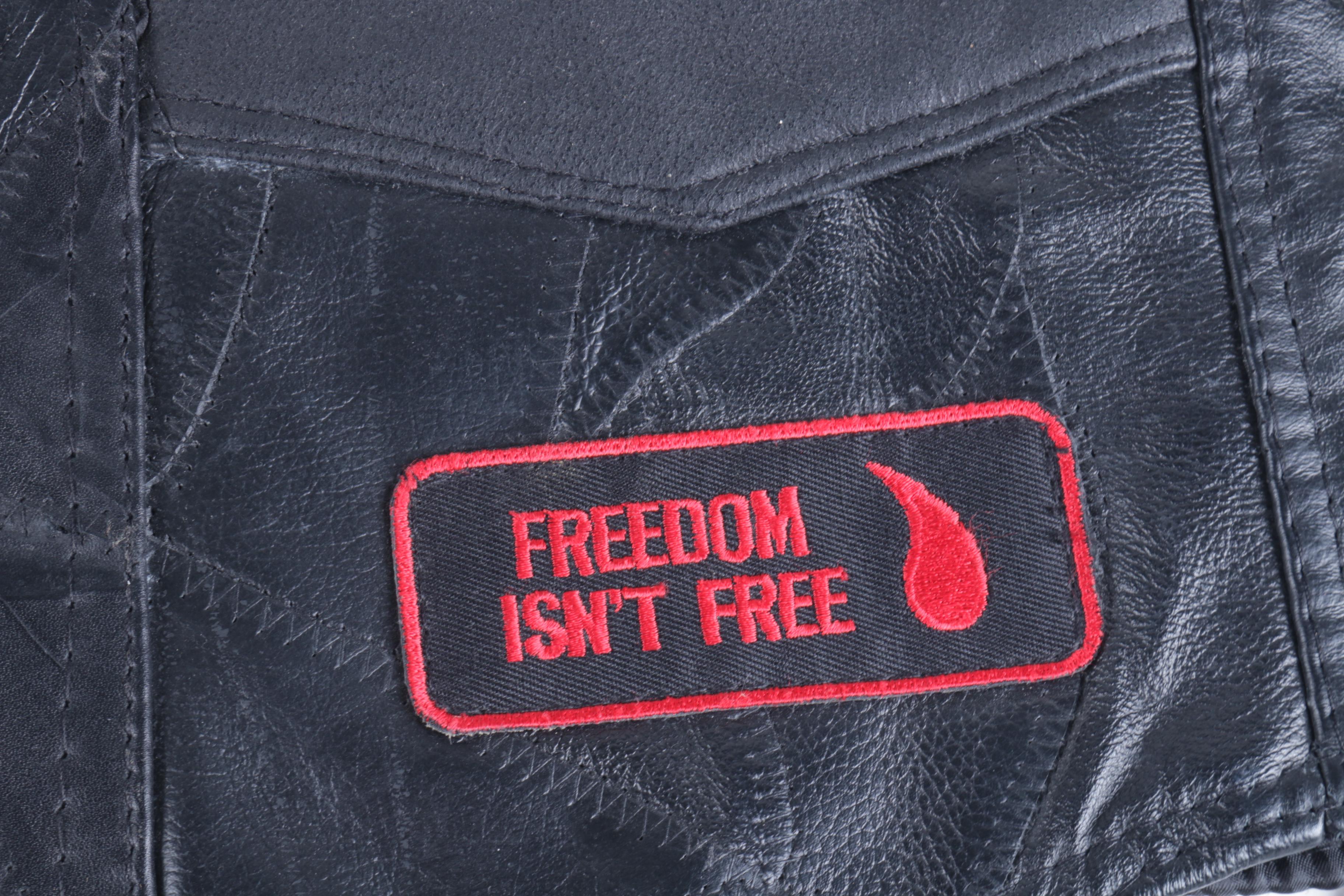 Men's Black Leather Vest