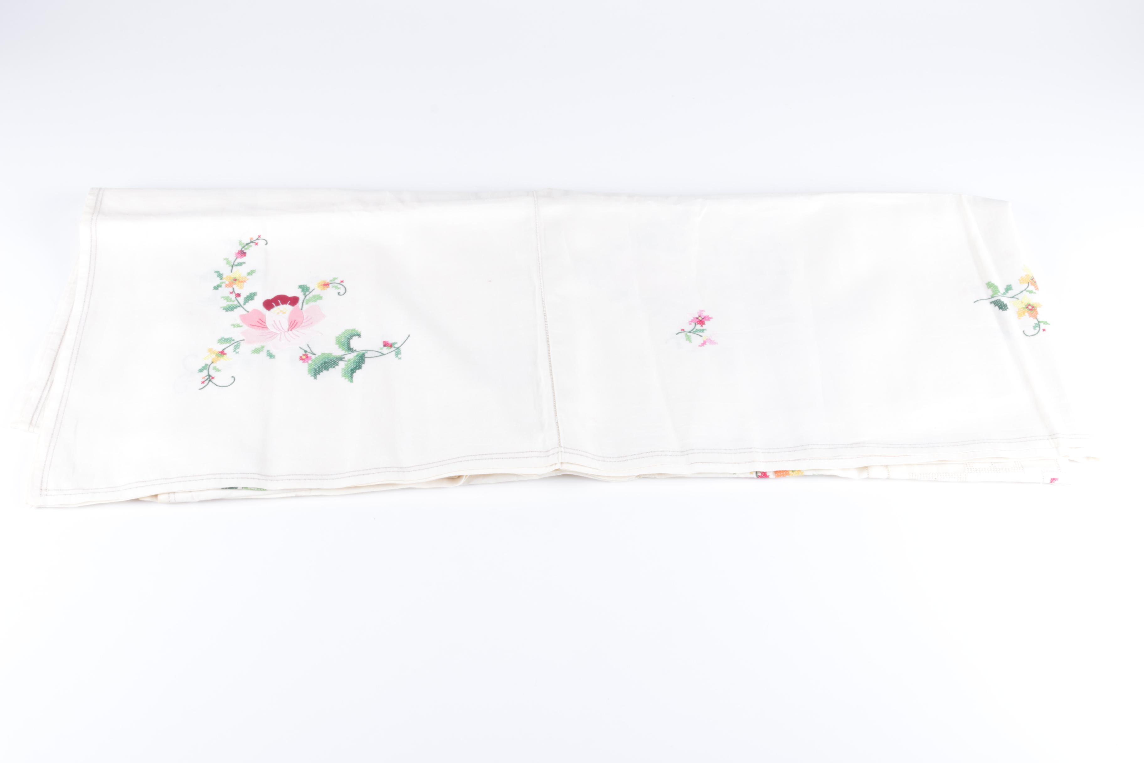 Embroidered Table Linens