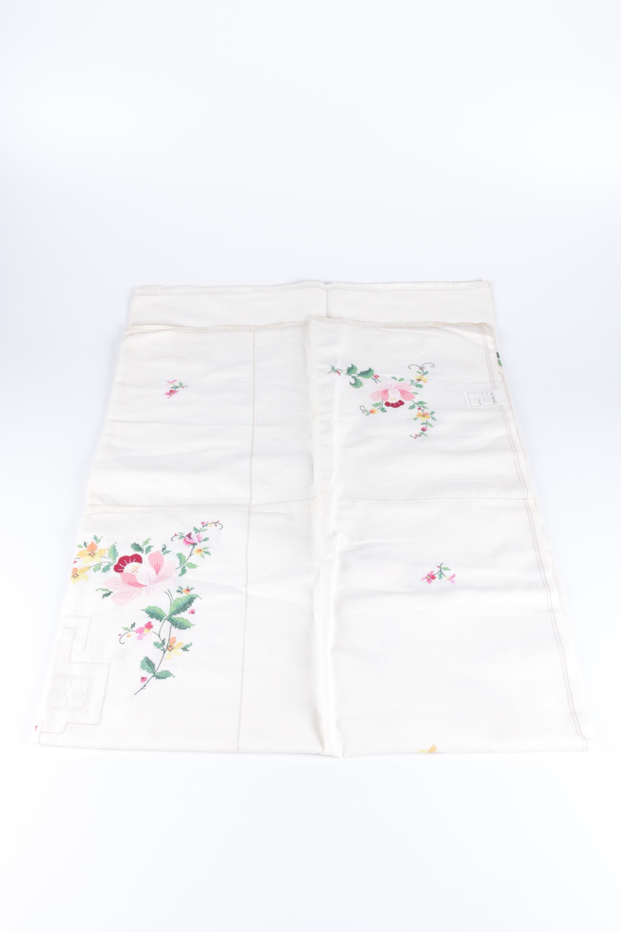 Embroidered Table Linens