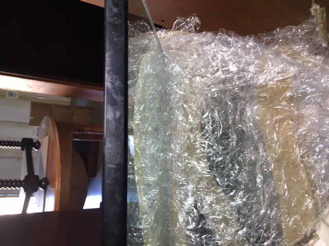 Vintage Hepplewhite Style Mahogany Display Cabinet