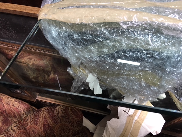 Vintage Hepplewhite Style Mahogany Display Cabinet