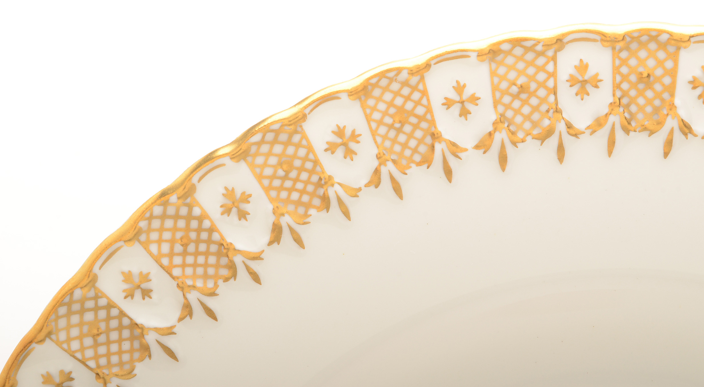 Royal Crown Derby "Heraldic Gold" China Service For Twelve