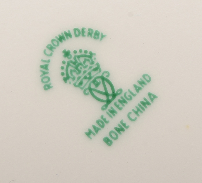 Royal Crown Derby "Heraldic Gold" China Service For Twelve