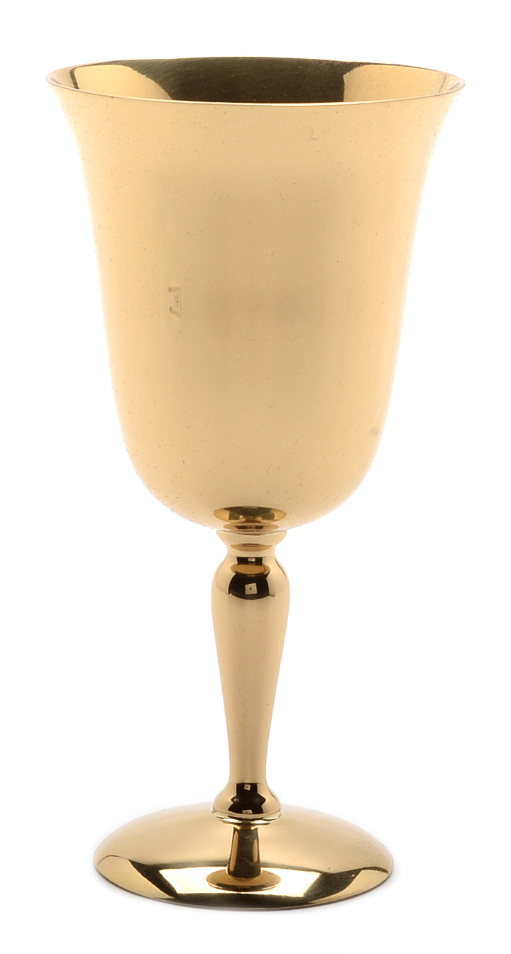 Dirilyte-Dirigold "Regal" Pattern Water Goblets