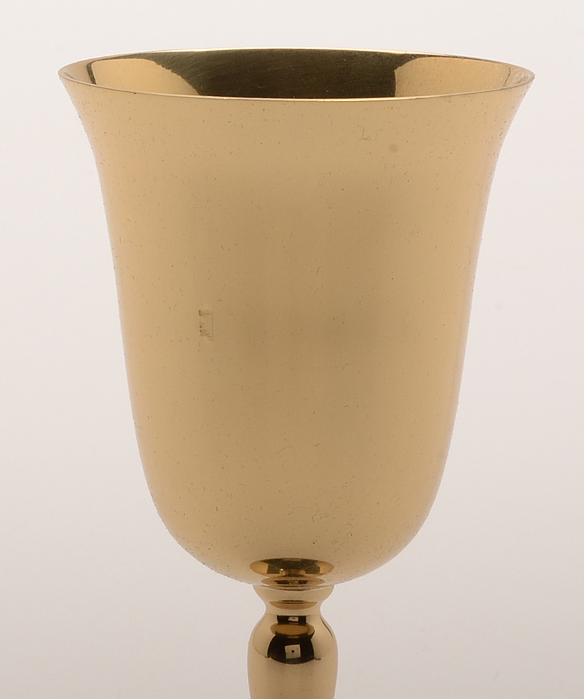 Dirilyte-Dirigold "Regal" Pattern Water Goblets