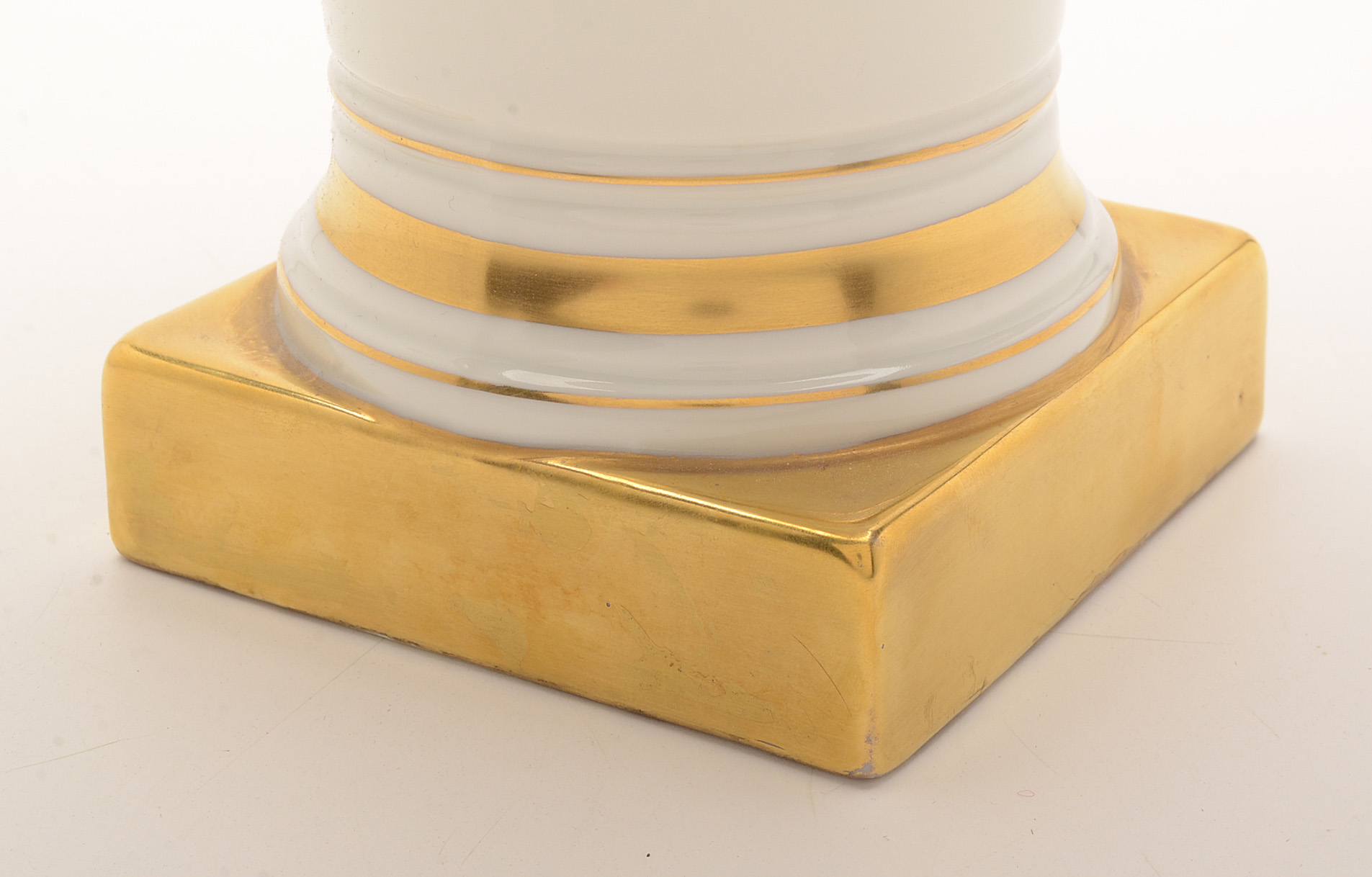 Porcelain Pedestal Vase by Vista Alegre