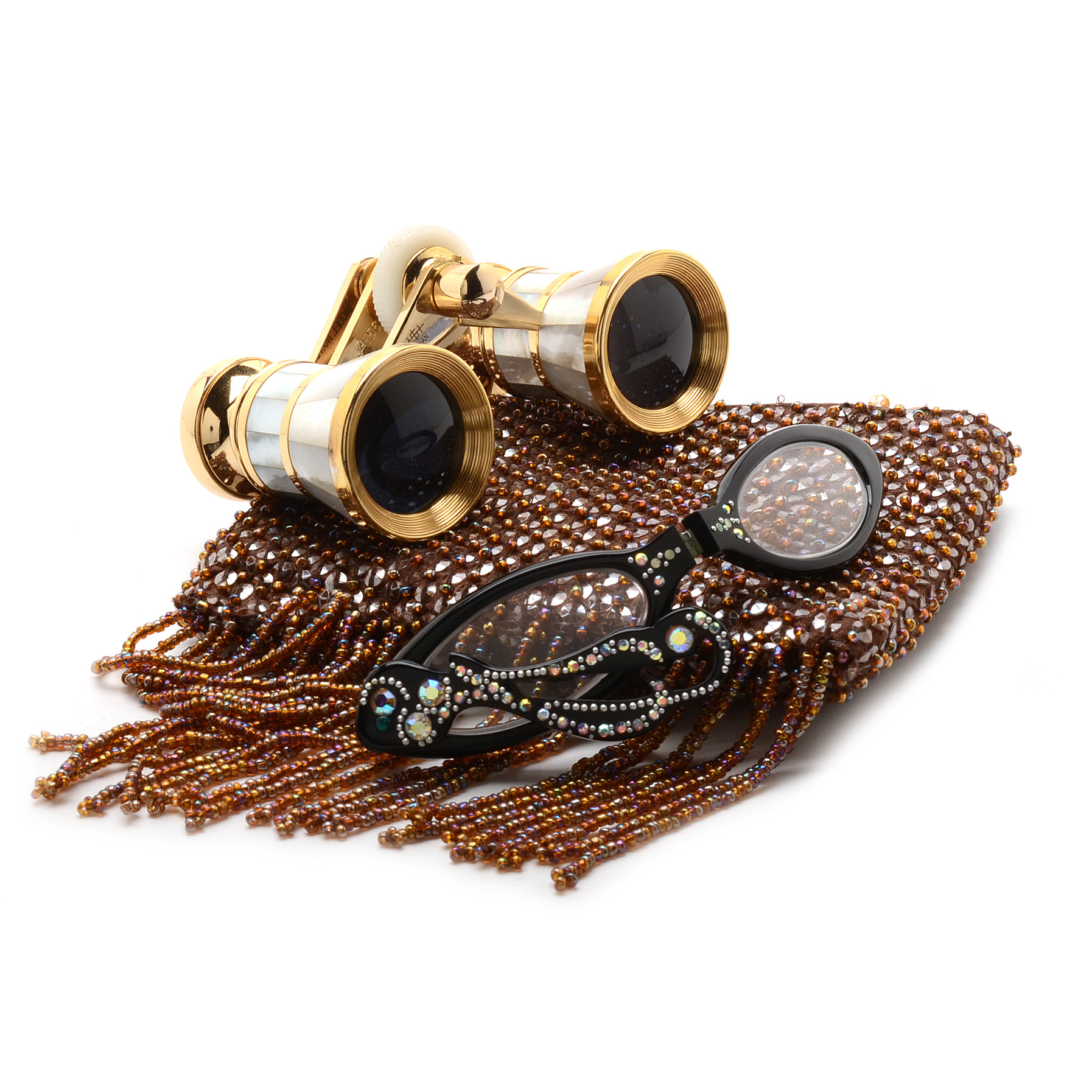 Swift Duchess Opera Glasses, Folding Glasses and Purse