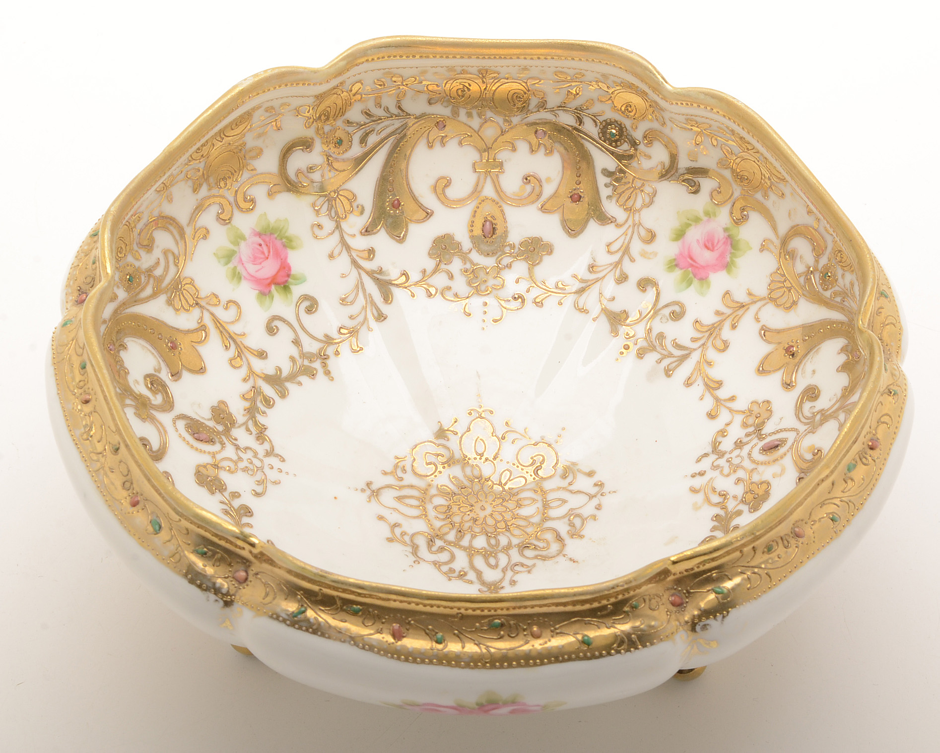 Antique Noritake Nippon Bowl and Cups