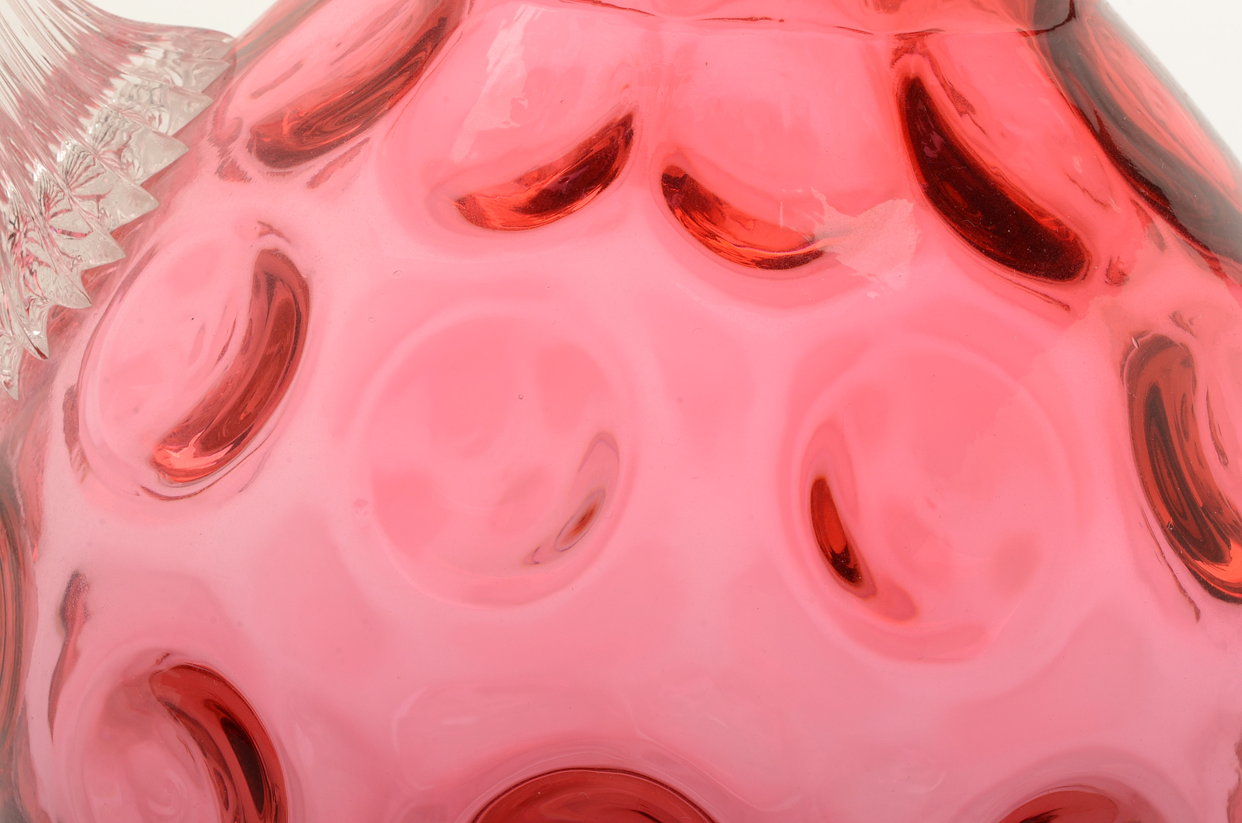 Fenton-style Glass Pitcher