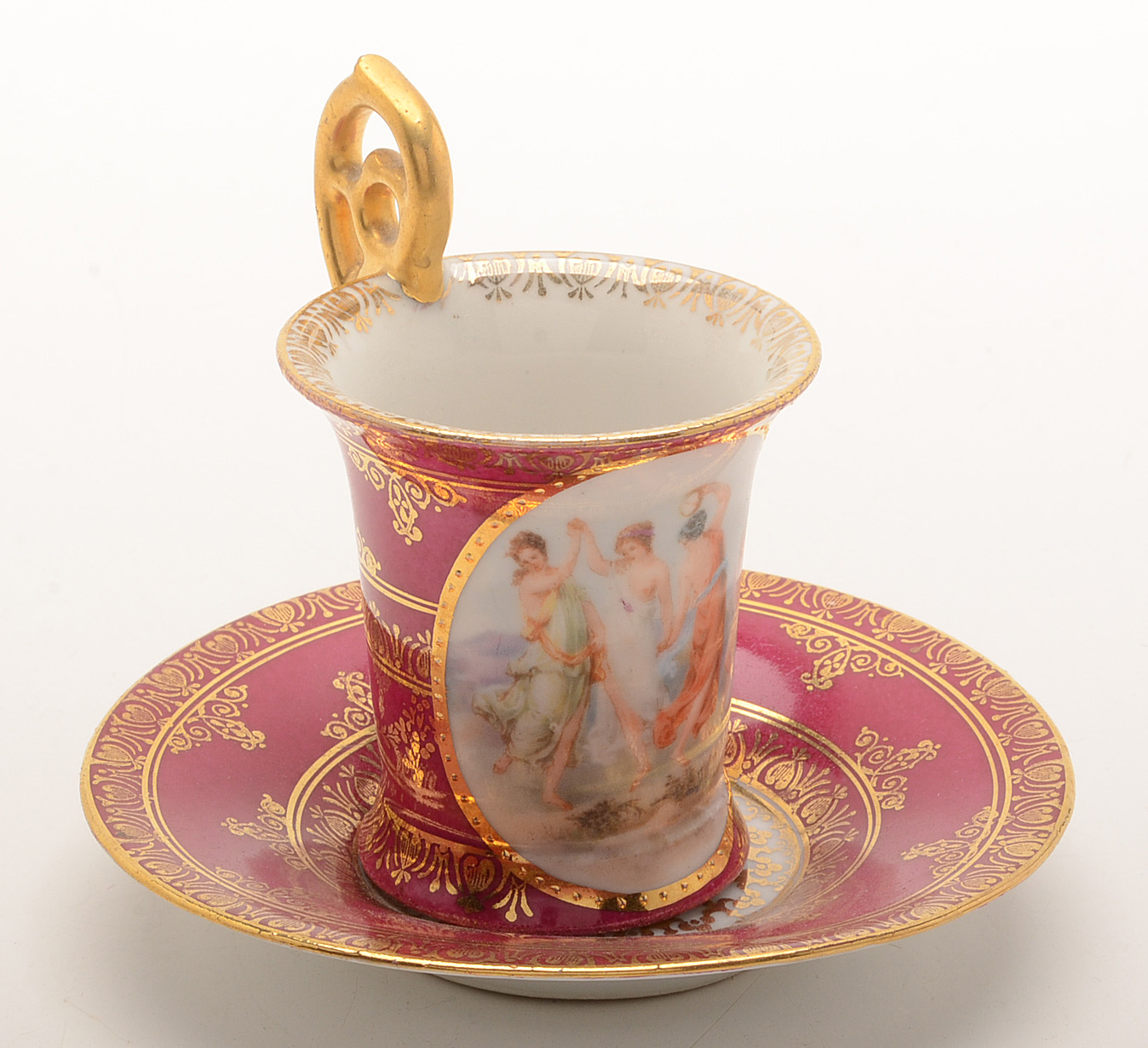 Four Vintage Demitasse Cup and Saucer Sets