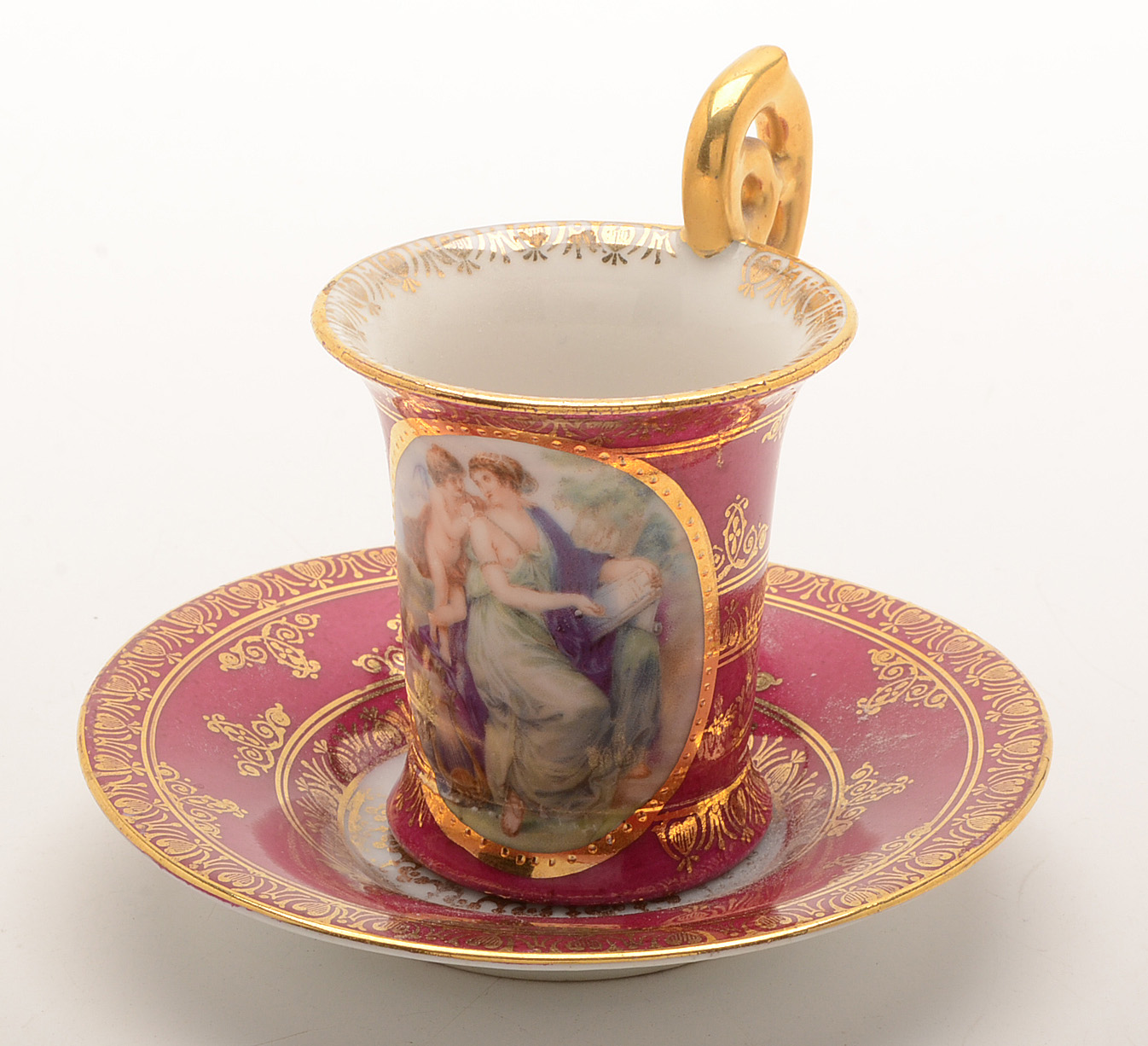 Four Vintage Demitasse Cup and Saucer Sets