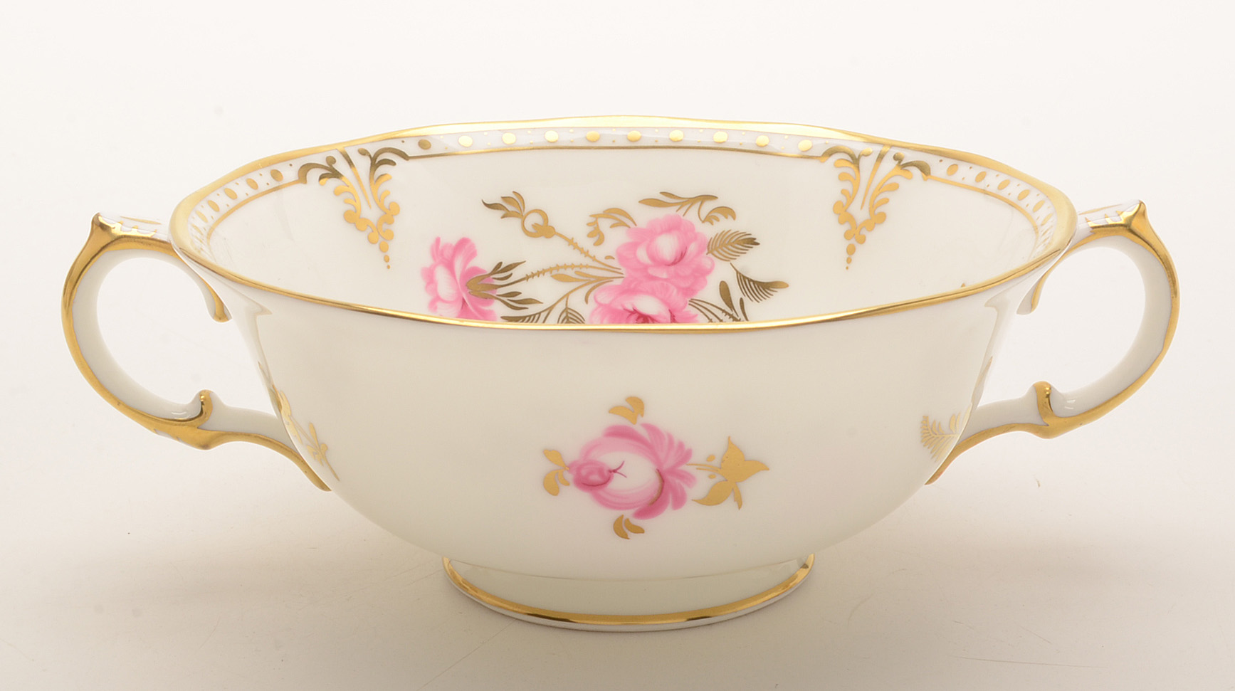 Royal Crown Derby "Royal Pinxton Roses" Bone China Service for Twelve